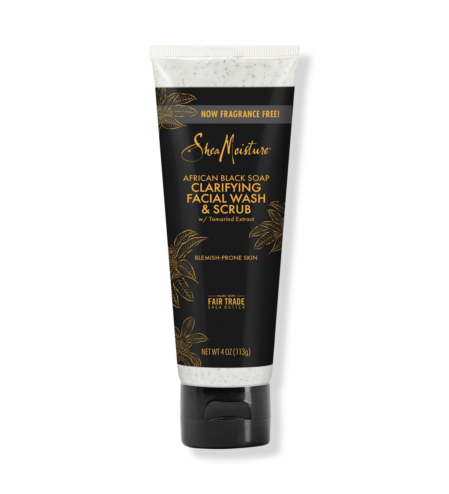 SheaMoisture African Black Soap Problem Skin Facial Wash & Scrub 4.0 oz - Discover Premium Quality Shop now! - Buy Online on GoSupps.com