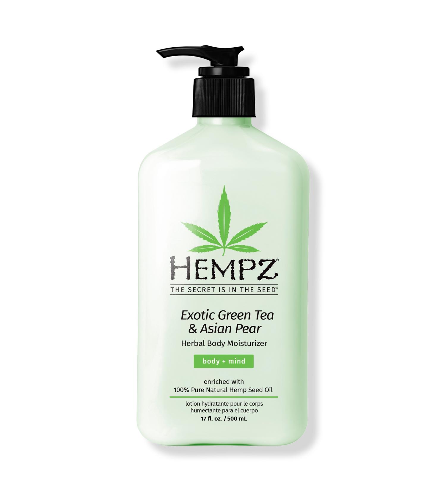Hempz Exotic Green Tea & Asian Pear Herbal Body Moisturizer 17.0 oz - Transform Your Style with the Best Innovation Today! - Buy Online on GoSupps.com