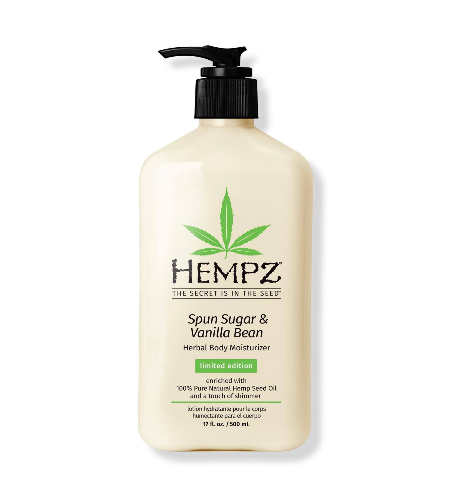 Discover Hempz Limited Edition Spun Sugar & Vanilla Bean Herbal Body Moisturizer 17.0 oz - Elevate Your Style Instantly! - Buy Online on GoSupps.com