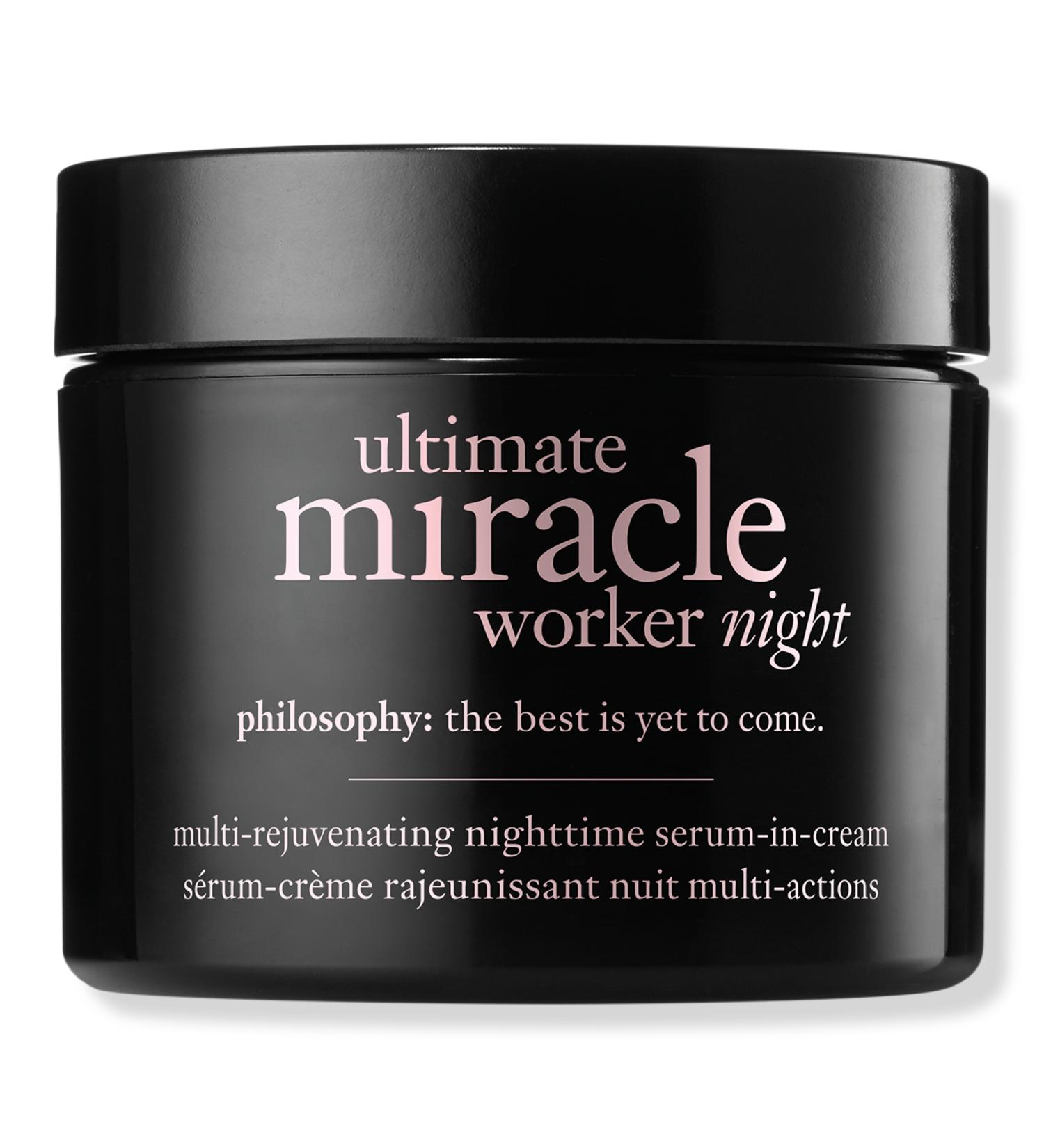 Discover Philosophy Ultimate Miracle Worker Nighttime Serum-in-Cream with Retinol & Ahas 2.0 oz - Elevate Your Style Instantly! - Buy Online on GoSupps.com
