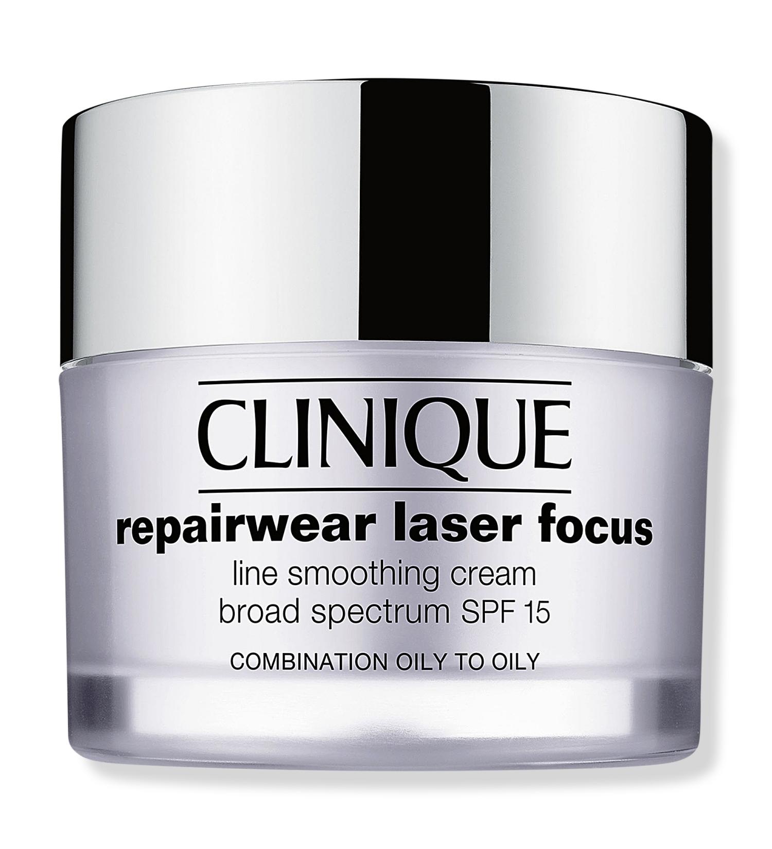 Discover Clinique Repairwear Laser Focus Line Smoothing Cream Broad Spectrum SPF 15 Combination Oil to Oily 1.7 oz - Elevate Your Style Instantly! - Buy Online on GoSupps.com