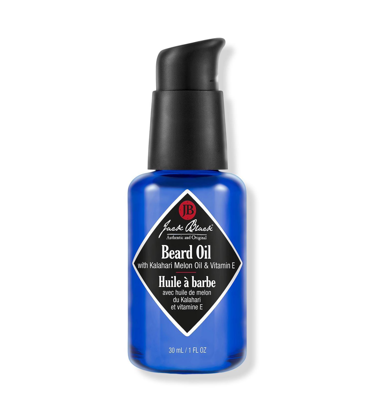 Discover Jack Black Beard Oil with Kalahari Melon Oil & Vitamin E 1.0 oz - Elevate Your Style Instantly! - Buy Online on GoSupps.com
