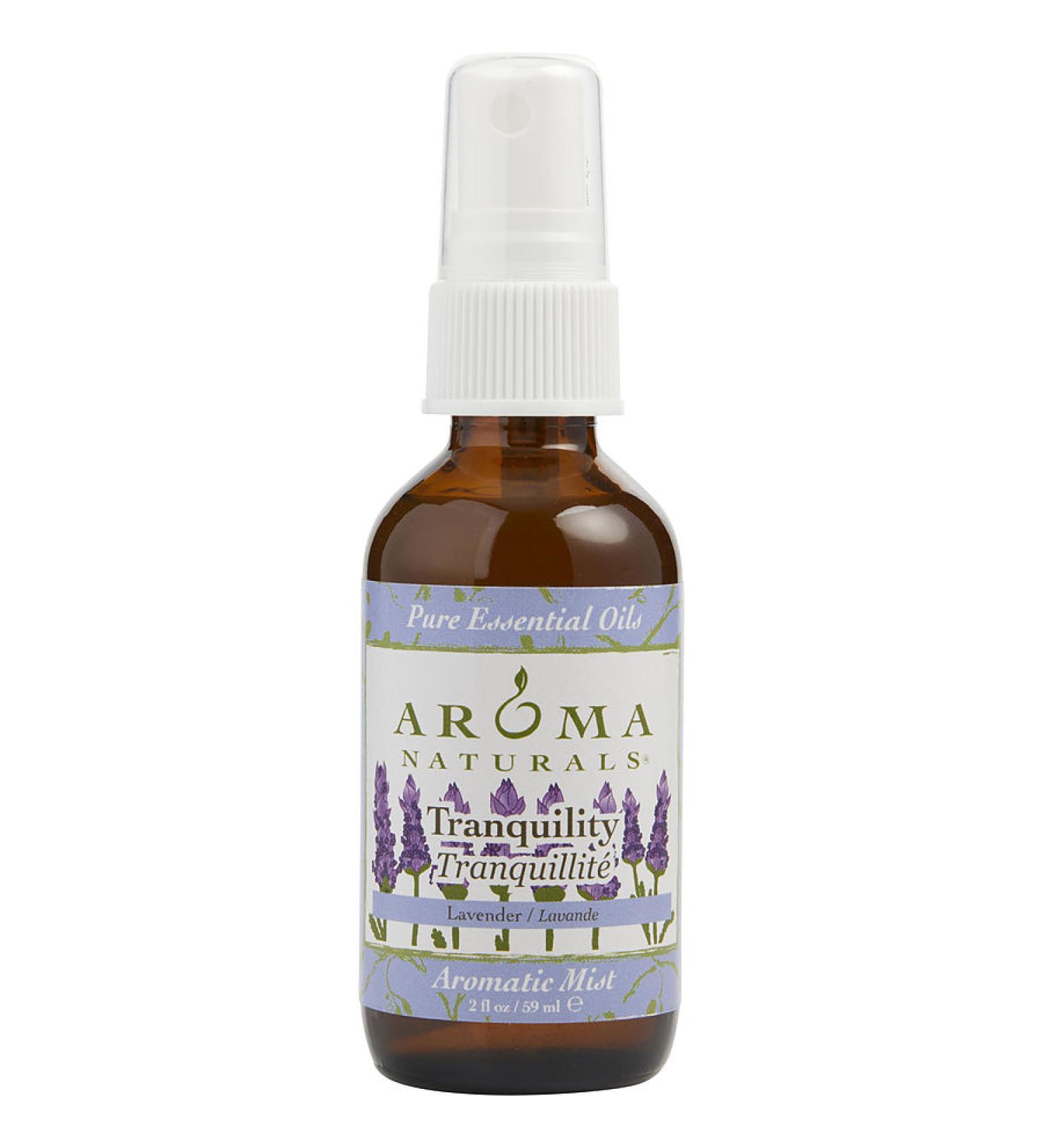 TRANQUILITY AROMATHERAPY by Tranquility Aromatherapy - AROMATIC MIST SPRAY 2 OZ. THE ESSENTIAL OIL OF LAVENDER IS KNOWN FOR ITS CALMING AND HEALING BENEFITS. - UNISEX