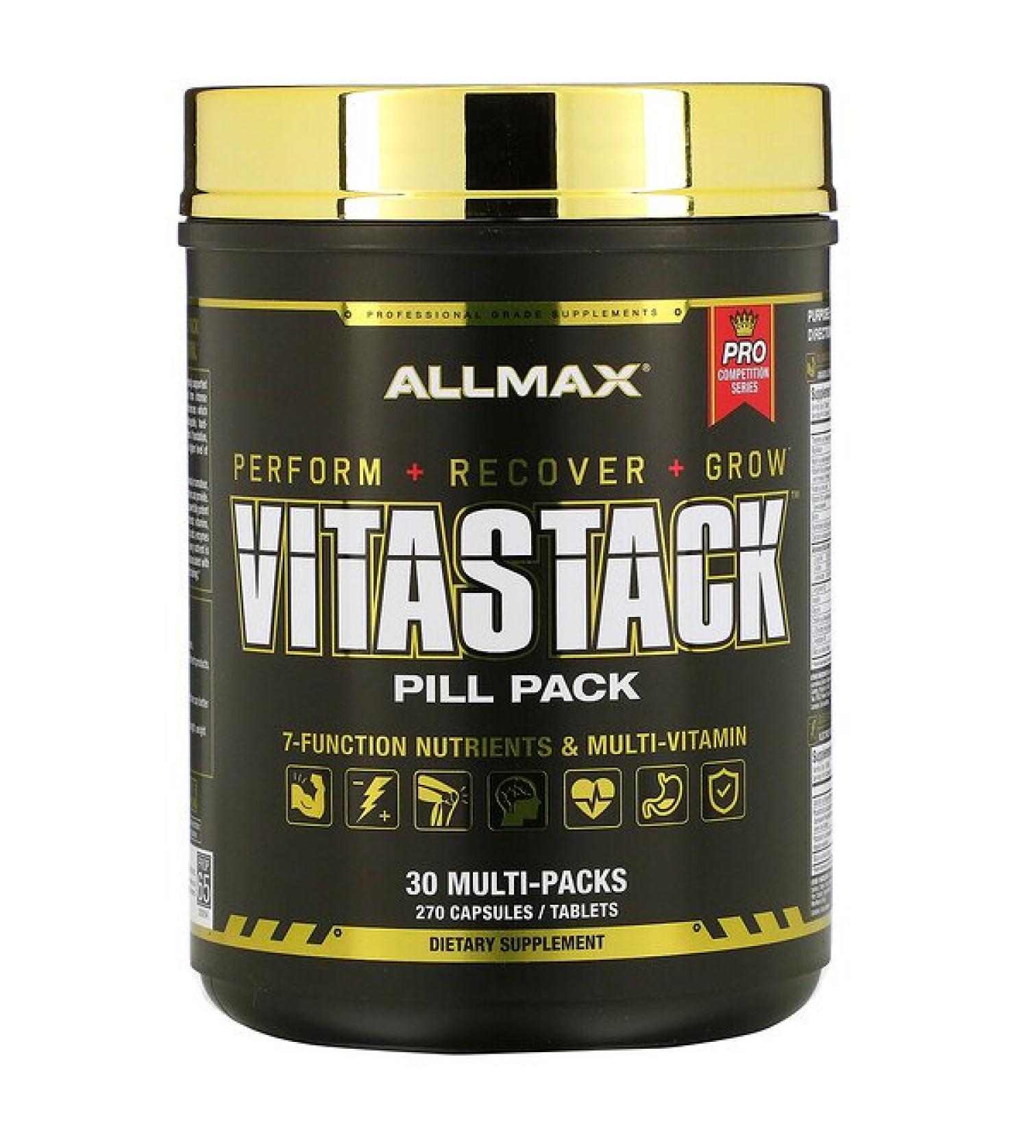 ALLMAX Nutrition Vitastack Pill Pack 30 Multi-Packs