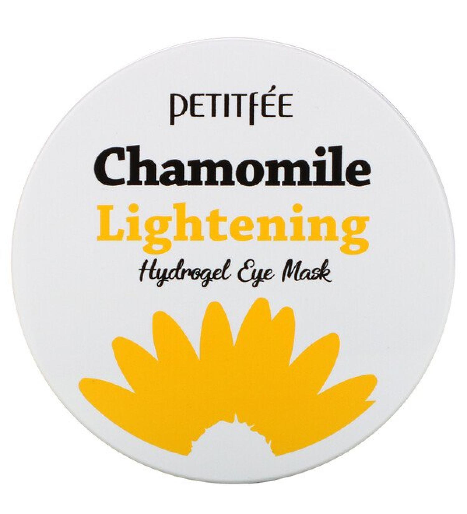 Petitfee Chamomile Lightening Hydrogel Eye Mask 30 Pairs