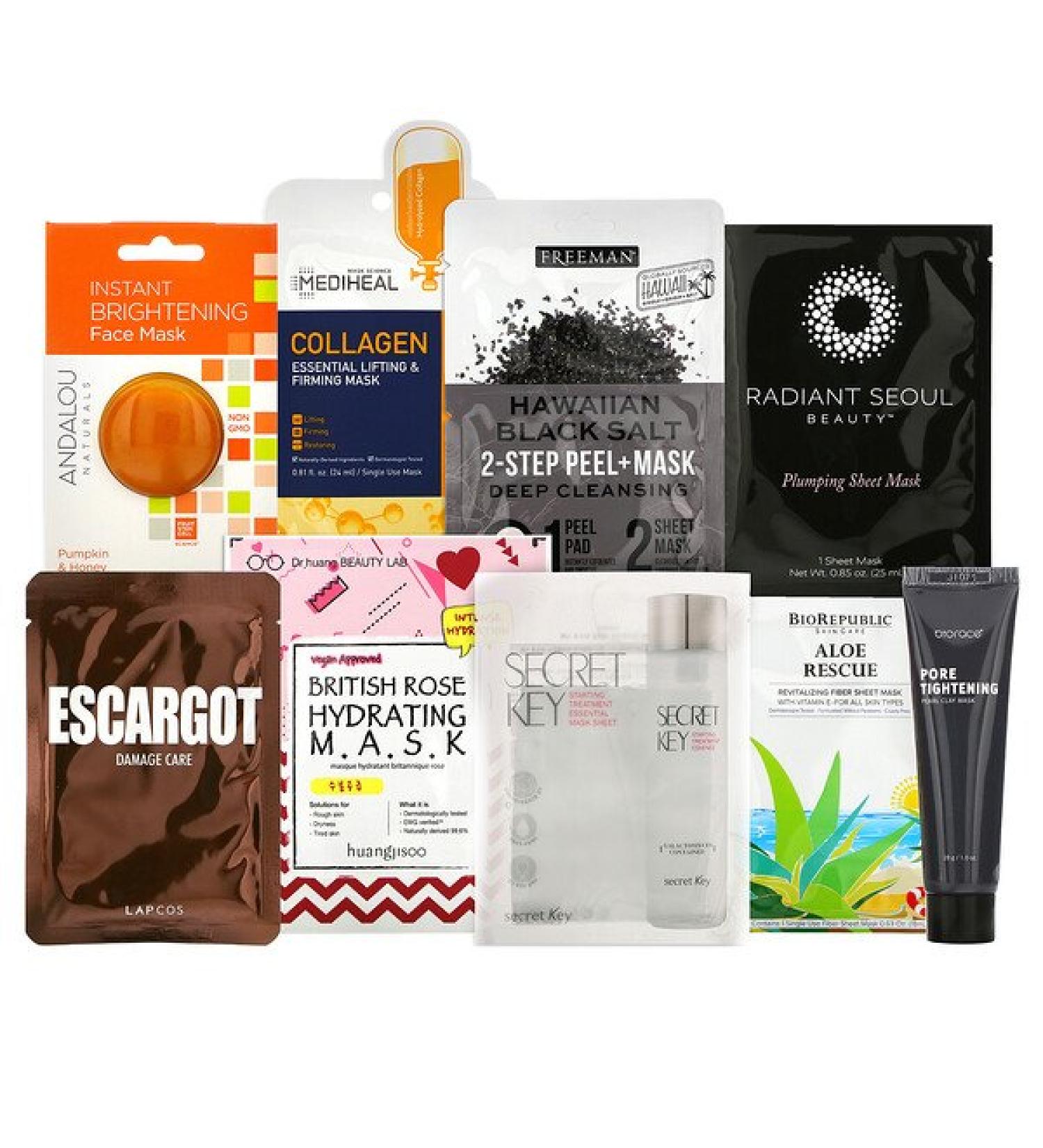 Promotional Products Beauty Mask Favorites Beauty Bag 9 Piece Kit