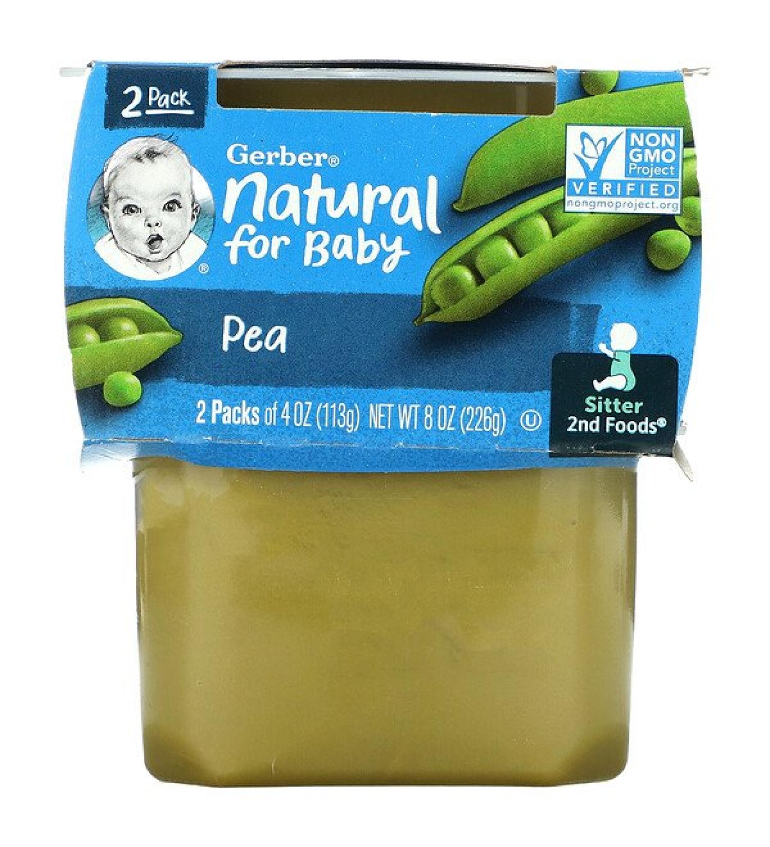 GoSupps.com - Gerber Pea 2 Pack 4 oz (113 g) Each - Buy Online on GoSupps.com
