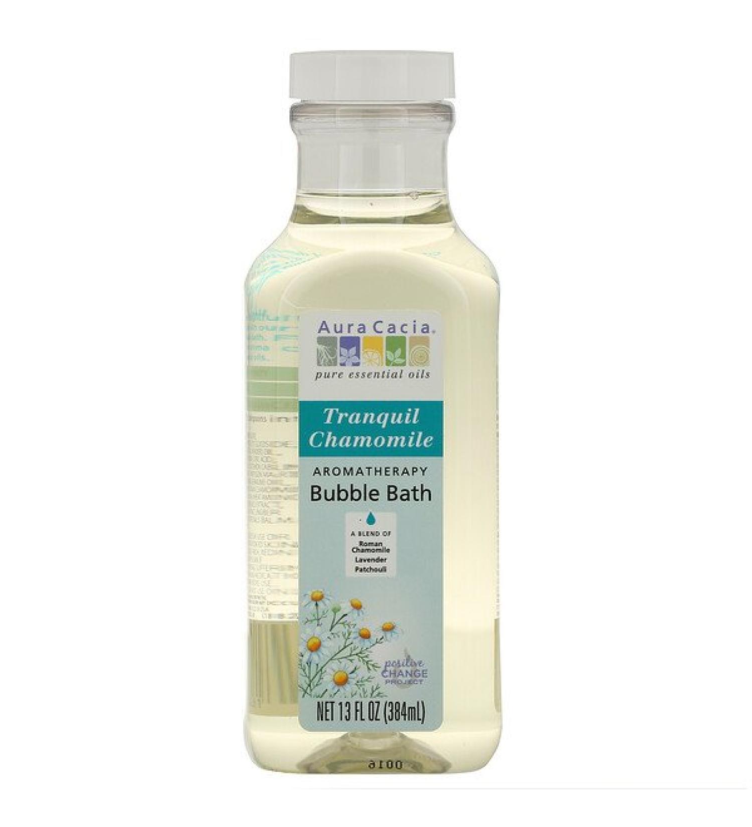 Aura Cacia Aromatherapy Bubble Bath Tranquil Chamomile 13 fl oz (384 ml)
