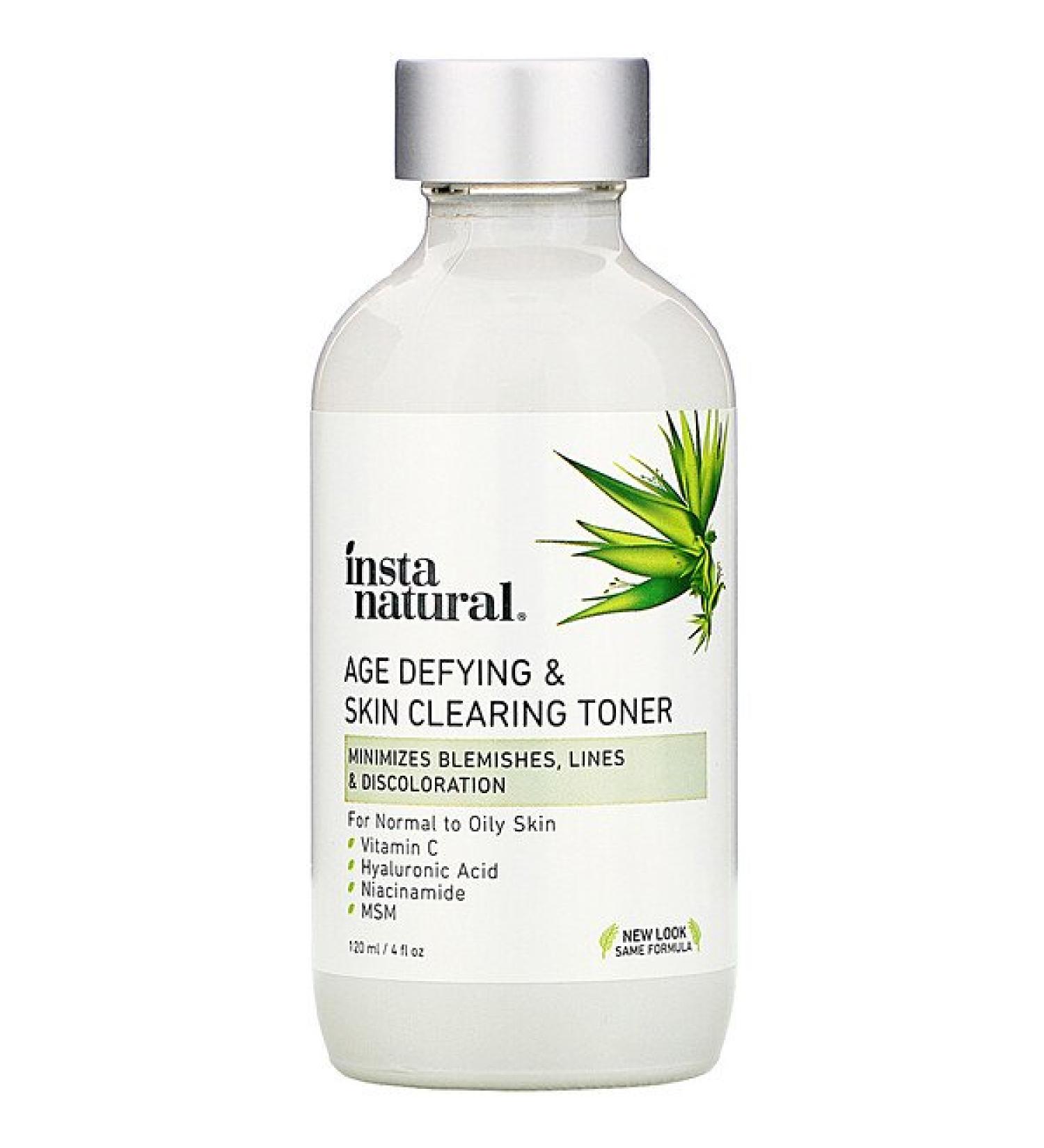 InstaNatural Age-Defying & Skin Clearing Toner 4 fl oz (120 ml)