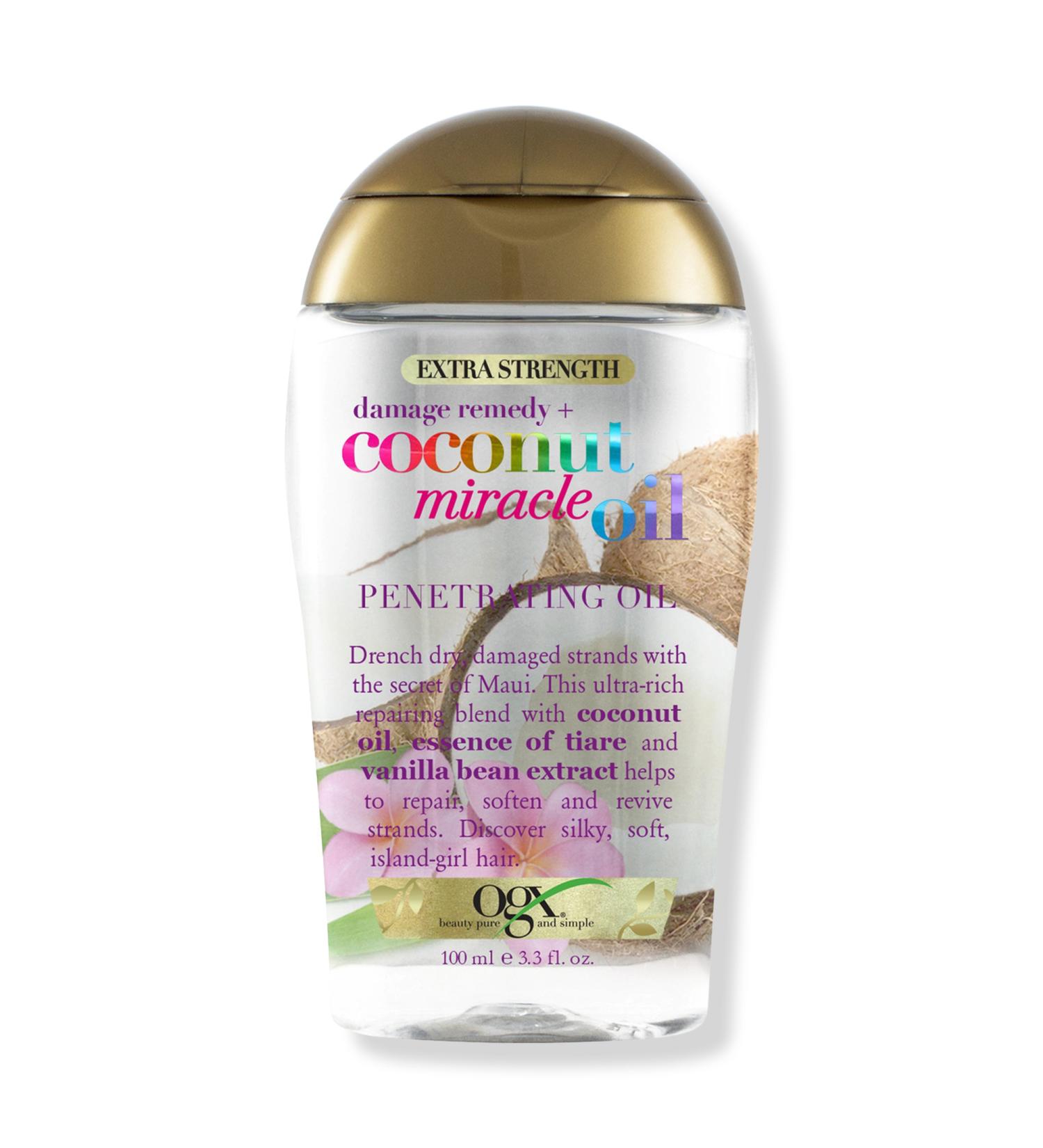 OGX Coconut Miracle Oil Penetrating Oil 3.3 oz - Transform Your Style with the Best Innovation Today! - Buy Online on GoSupps.com