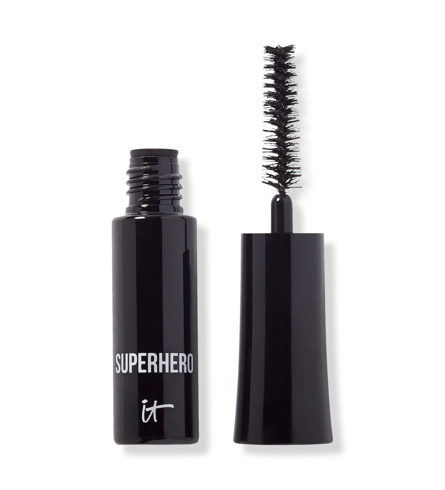 Discover IT Cosmetics Travel Size Superhero Elastic Stretch Volumizing & Lengthening Mascara Super Black - Elevate Your Style Instantly! - Buy Online on GoSupps.com