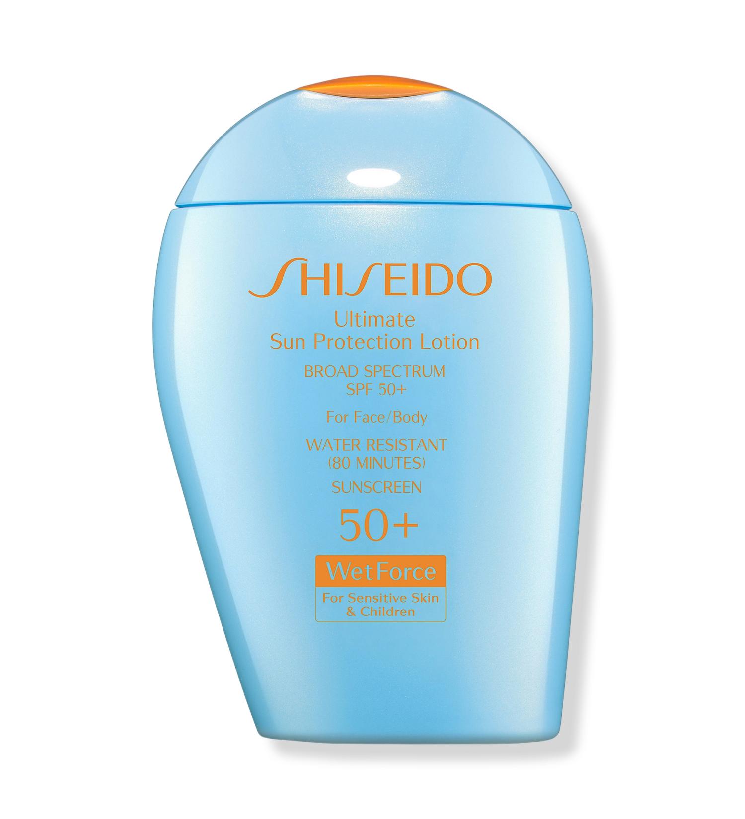 Shiseido Ultimate Sun Protection Lotion Broad Spectrum SPF 50+ WetForce 3.3 oz