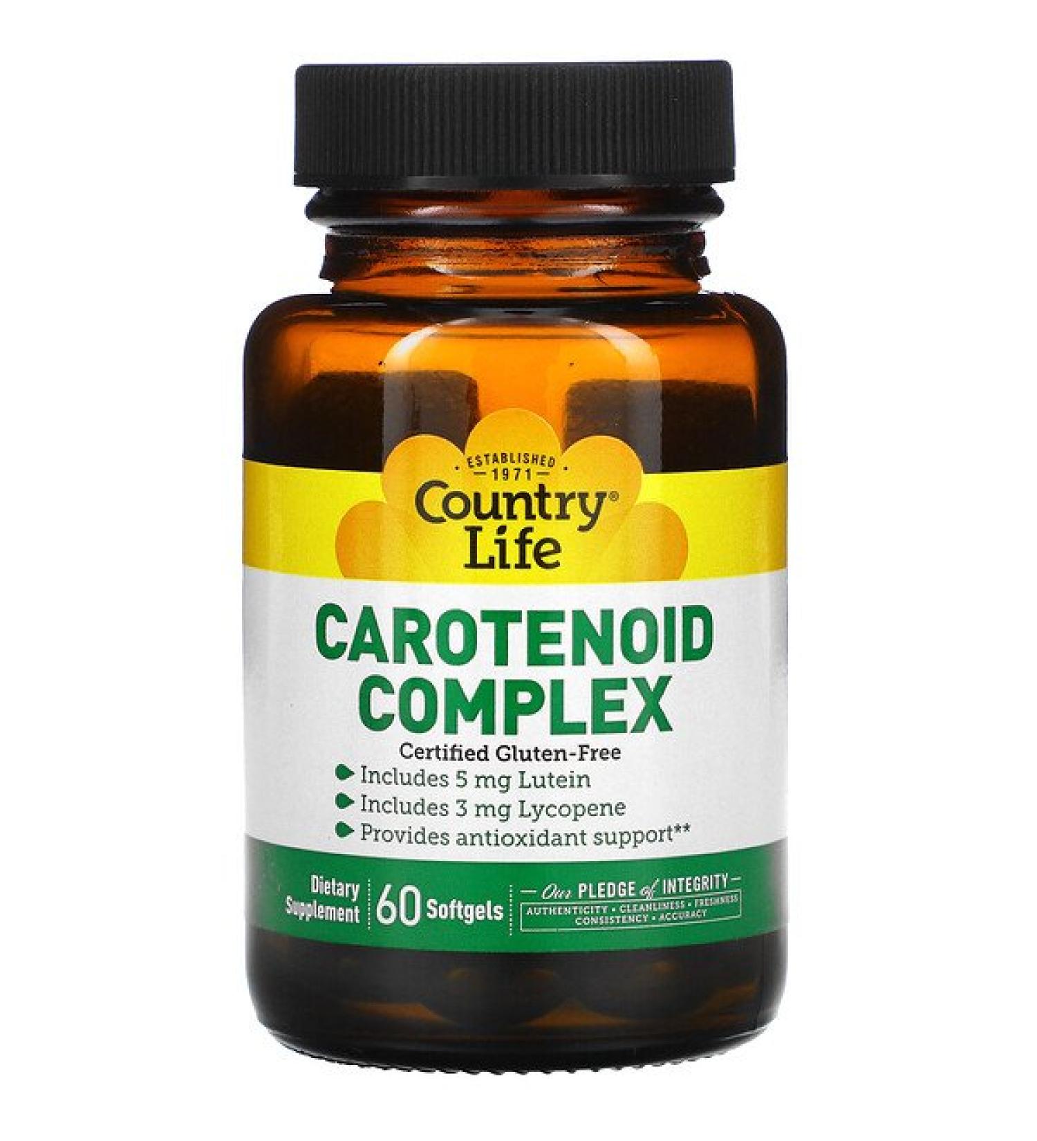 Country Life Carotenoid Complex 60 Softgels