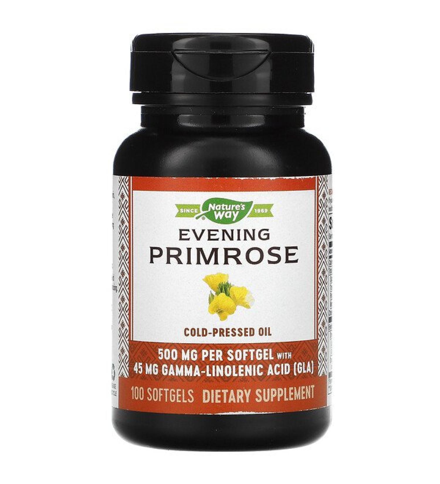 Nature's Way Evening Primrose 500 mg 100 Softgels