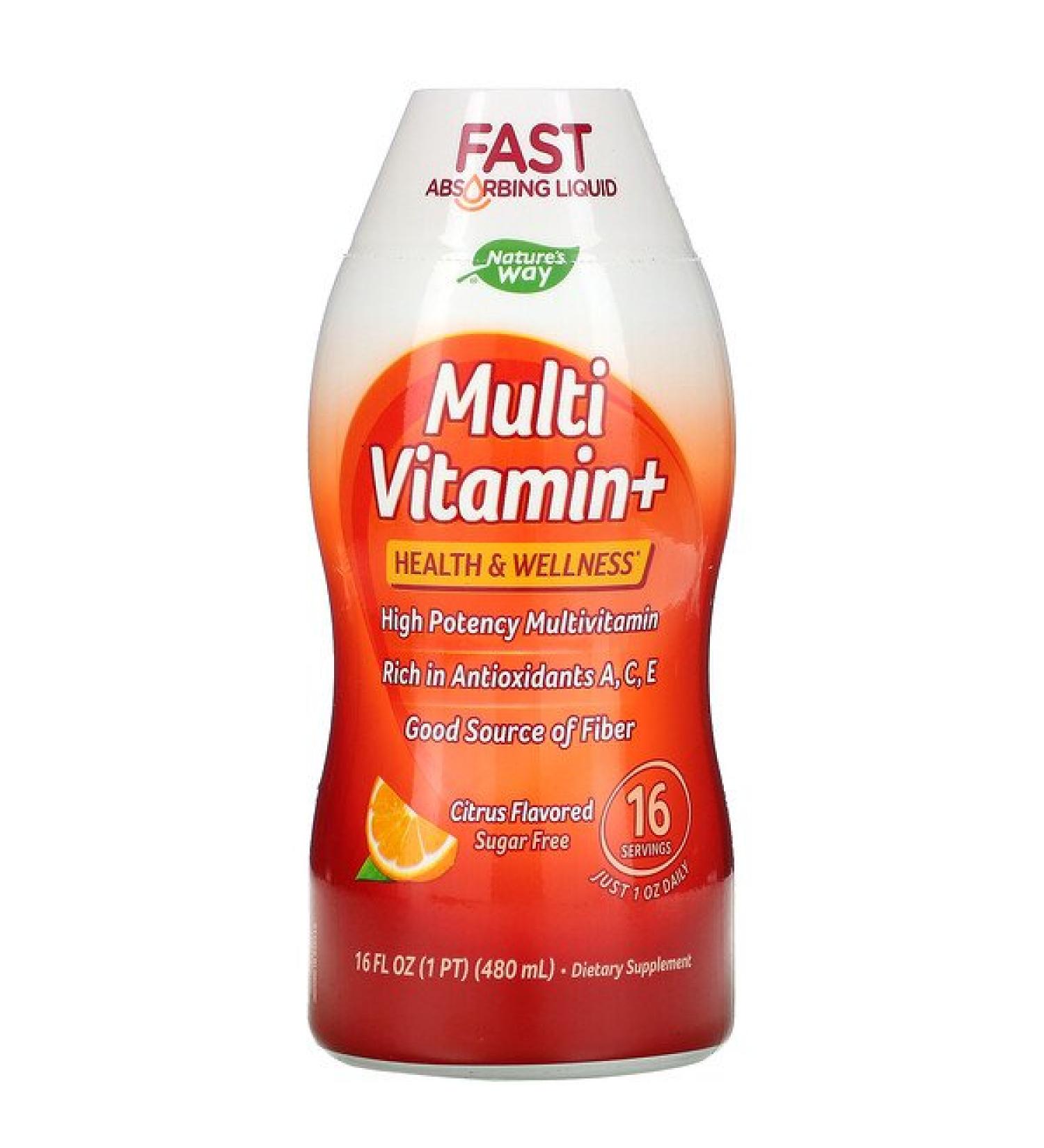 Nature's Way Multi Vitamin+ Citrus  16 fl oz (480 ml)