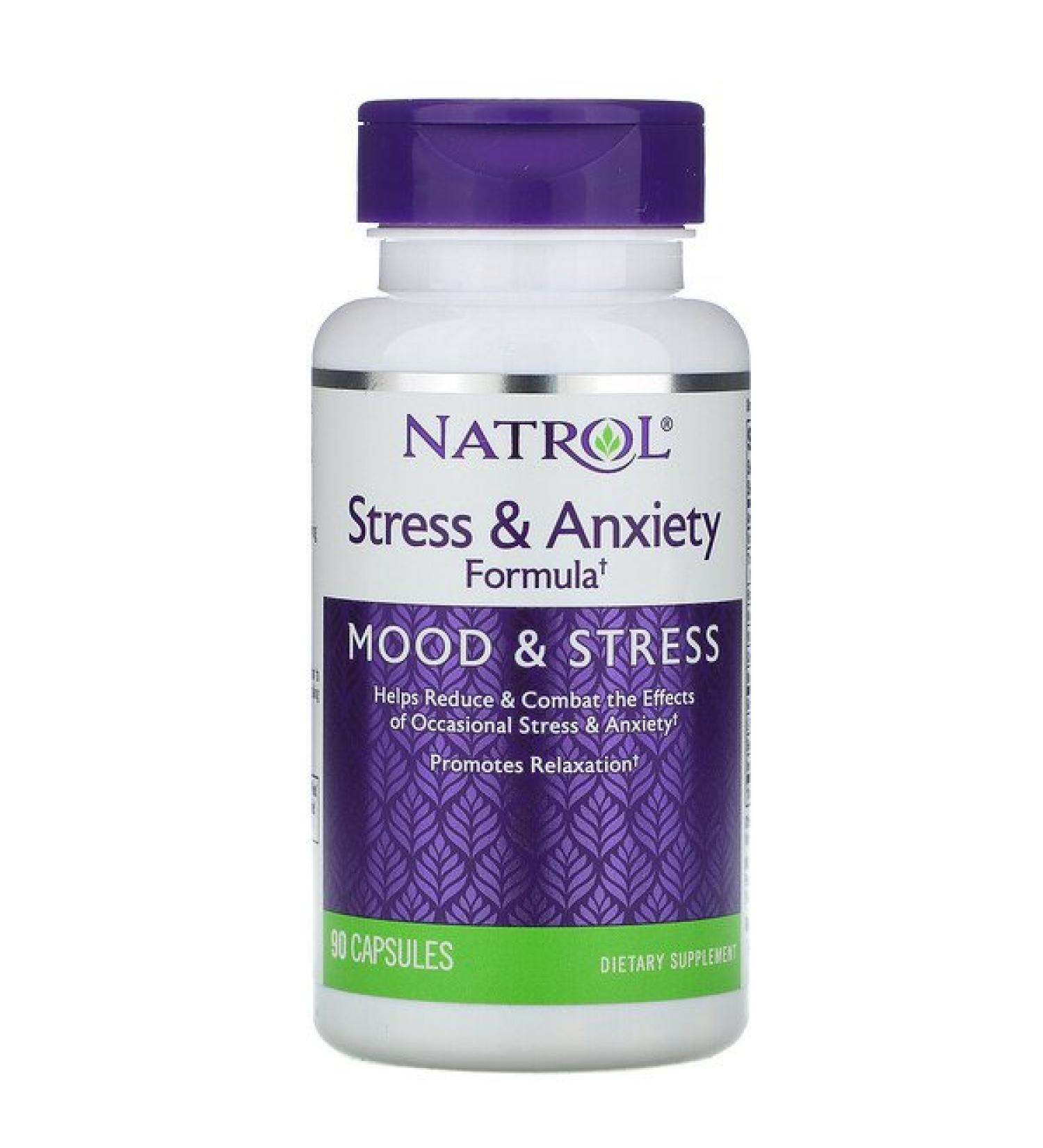 Natrol Stress & Anxiety Formula 90 Capsules