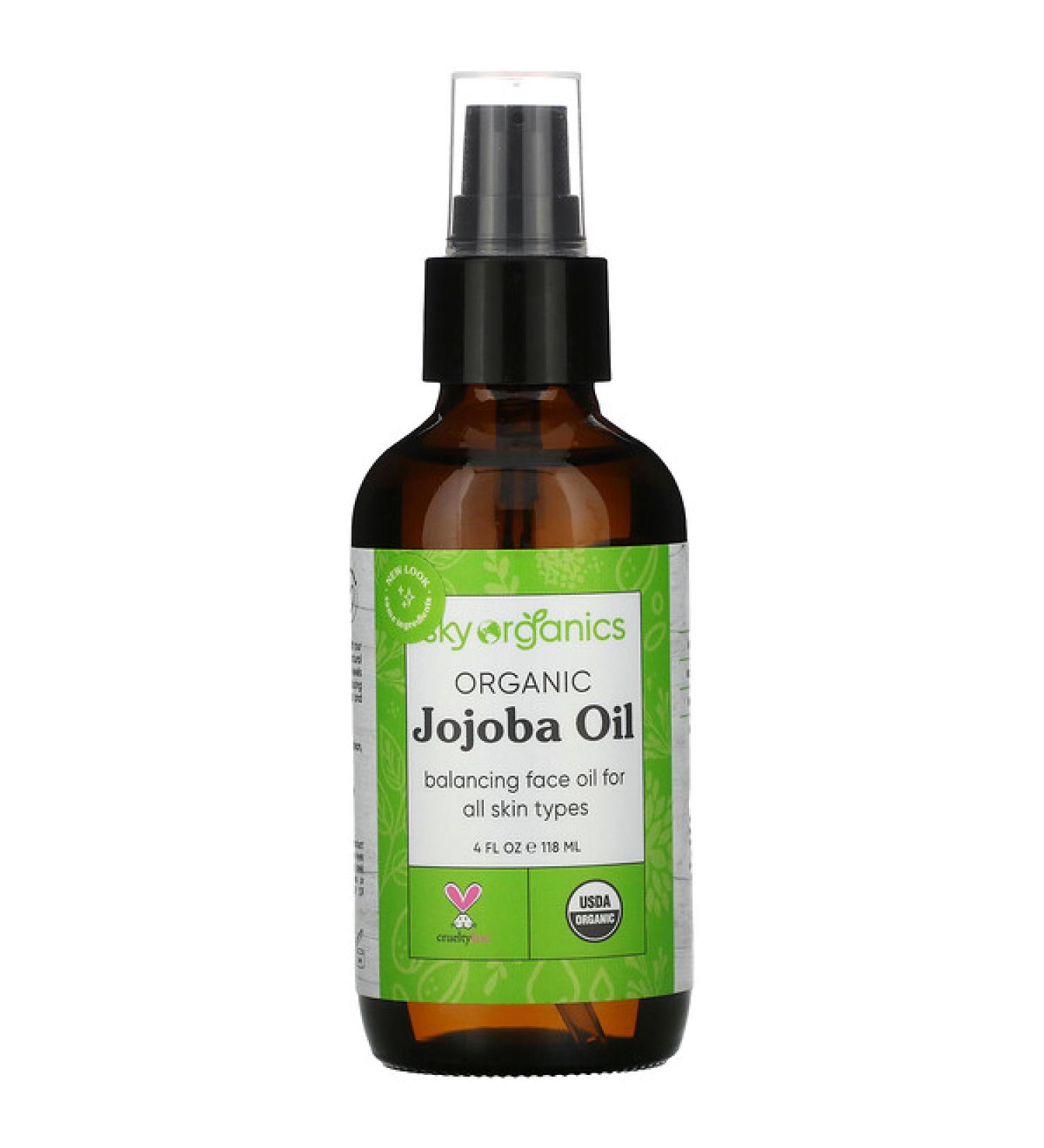 Sky Organics Organic Jojoba Oil 4 fl oz (118 ml)