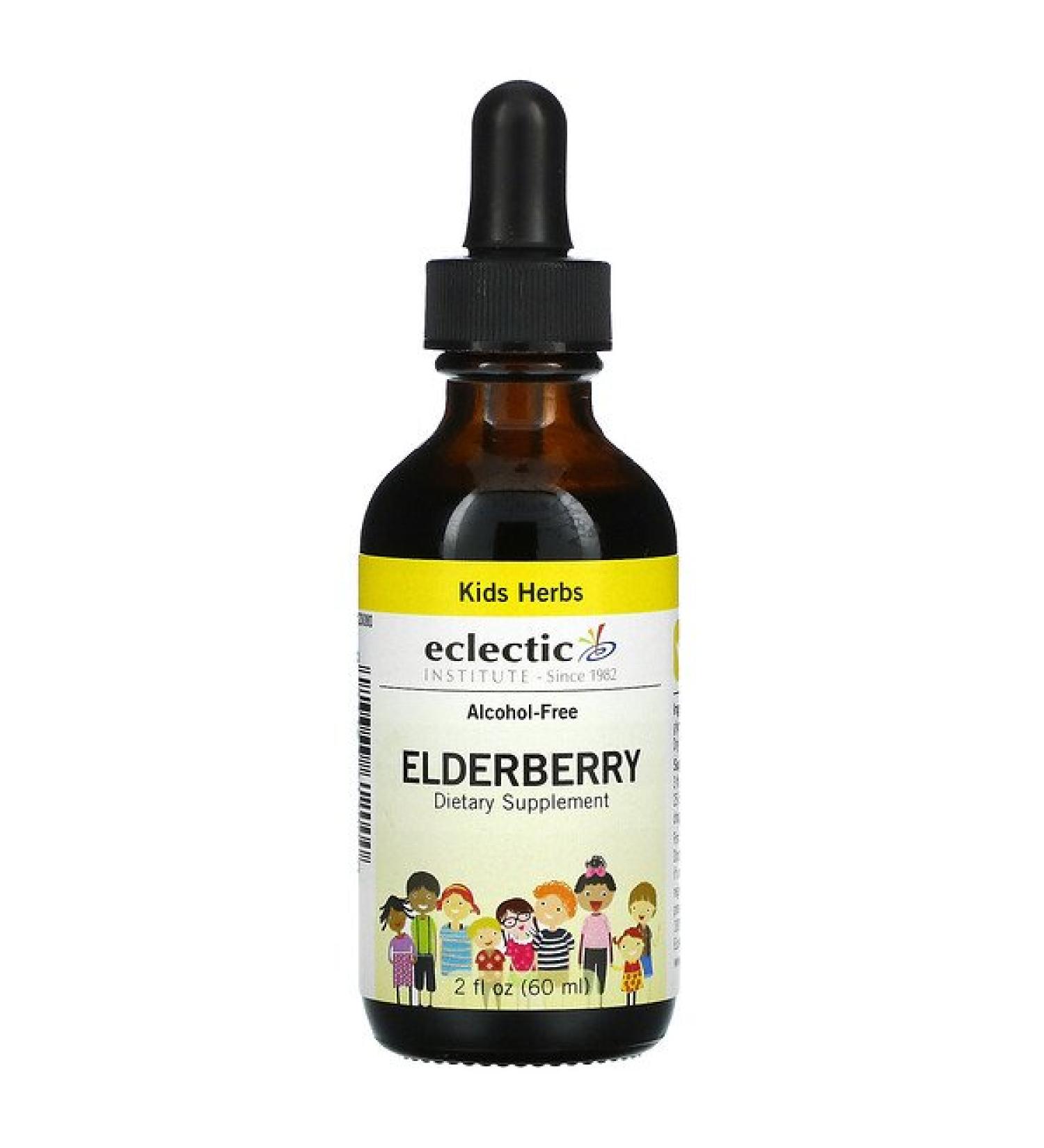 Eclectic Institute Kids Herbs Elderberry 2 fl oz (60 ml)