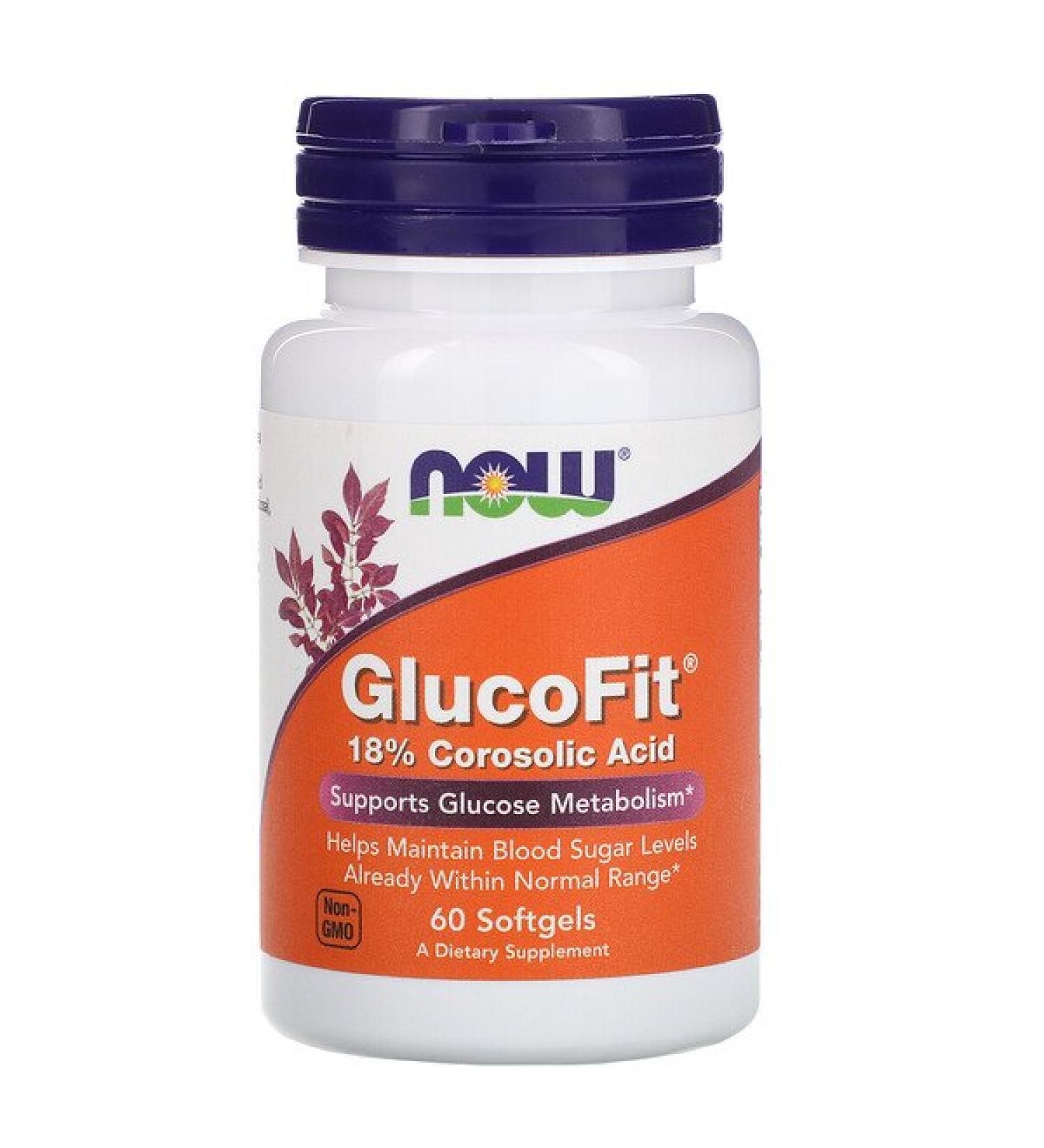 Now Foods GlucoFit 60 Softgels