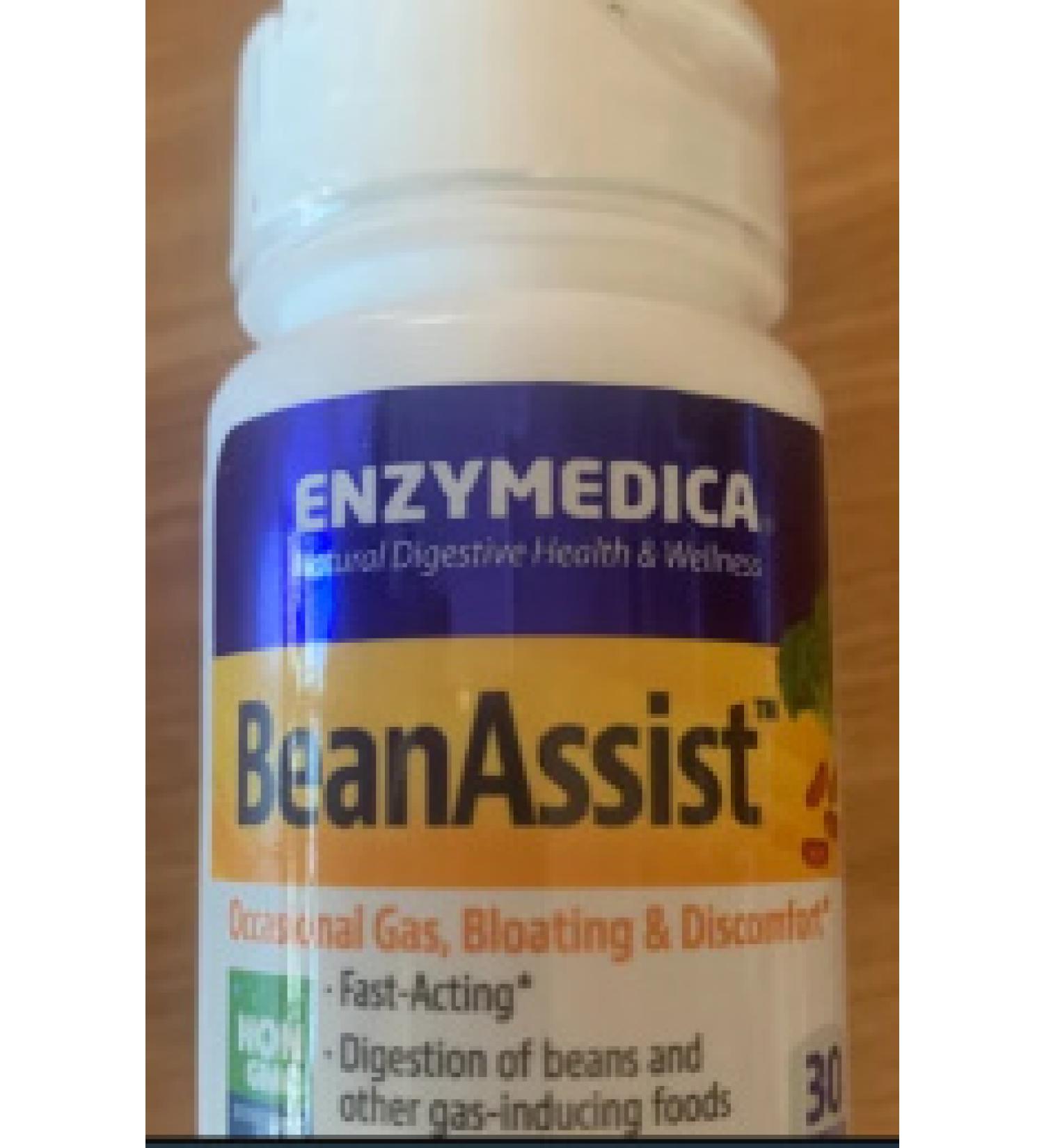 BeanAssist 30 Capsules Digestive Support Fast-Acting Formula