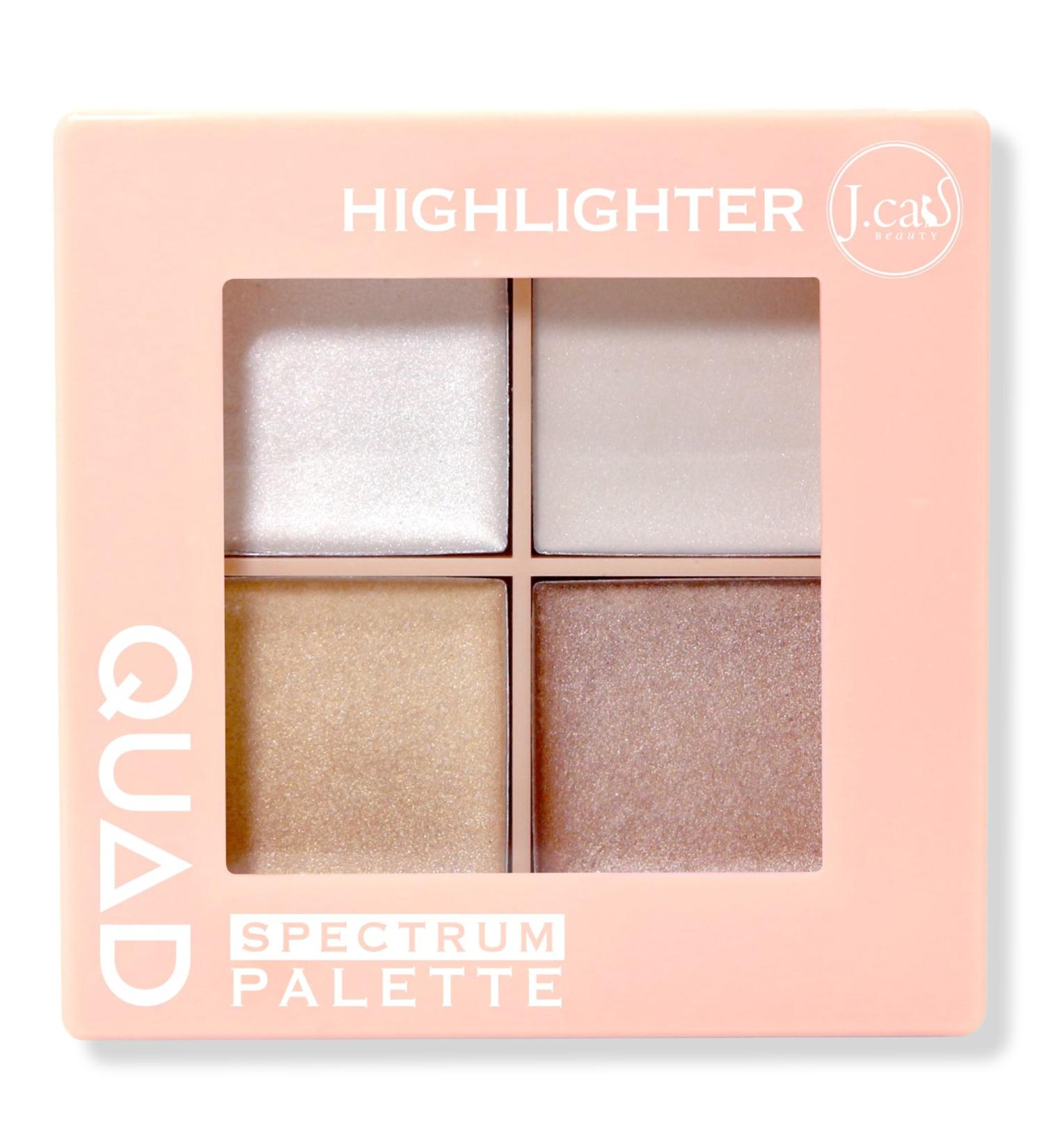 J.Cat Beauty Highlighter Quad Spectrum Palette 0.21 oz - Transform Your Style with the Best Innovation Today! - Buy Online on GoSupps.com
