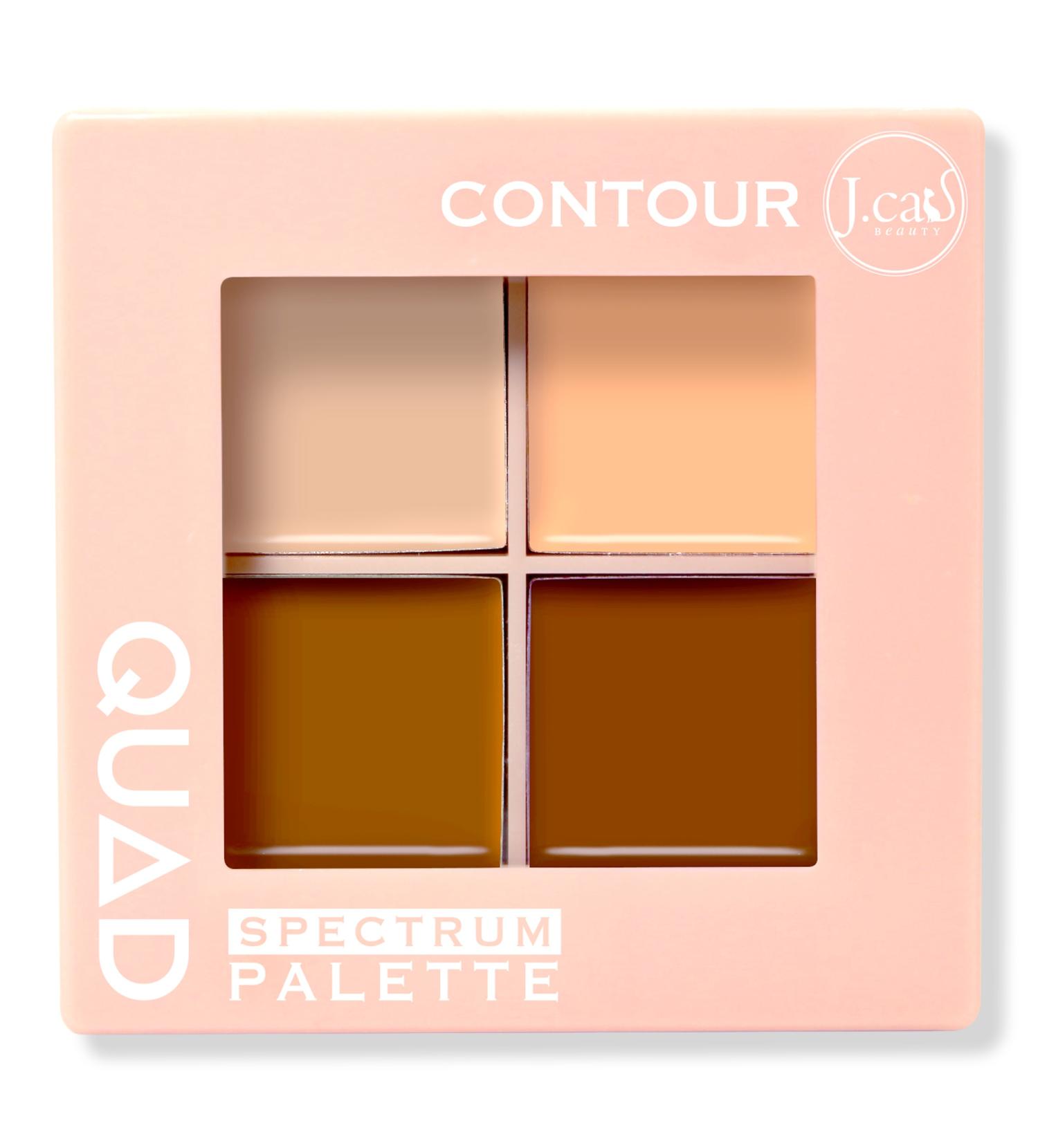 Discover J.Cat Beauty Contour Quad Spectrum Palette 0.21 oz - Elevate Your Style Instantly! - Buy Online on GoSupps.com