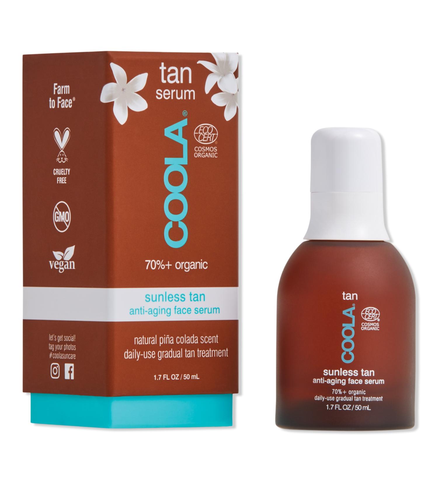 Discover COOLA Organic Sunless Tan Anti-Aging Face Serum 1.7 oz - Elevate Your Style Instantly! - Buy Online on GoSupps.com