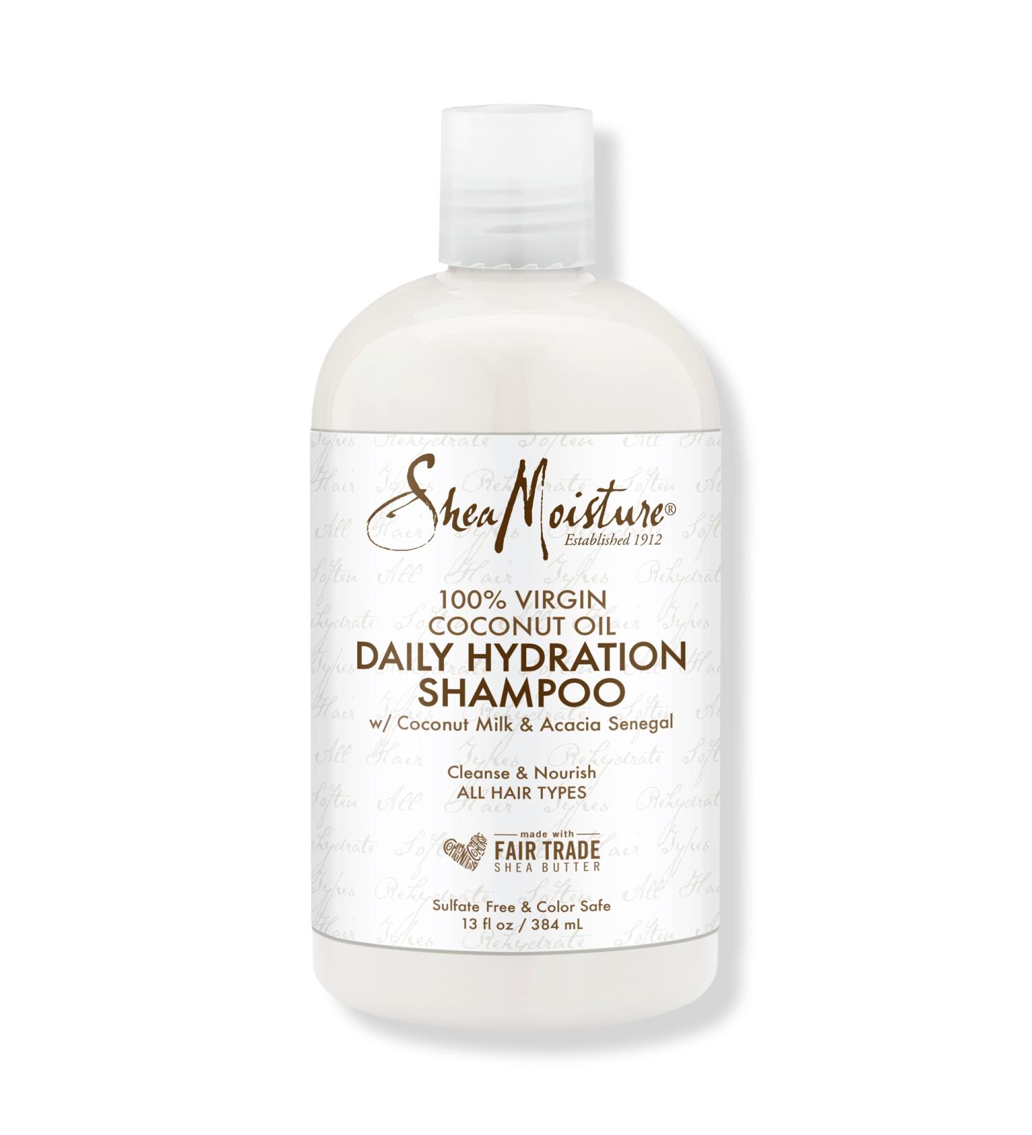 SheaMoisture 100% Virgin Coconut Oil Daily Hydration Shampoo 13.0 oz - Transform Your Style with the Best Innovation Today! - Buy Online on GoSupps.com