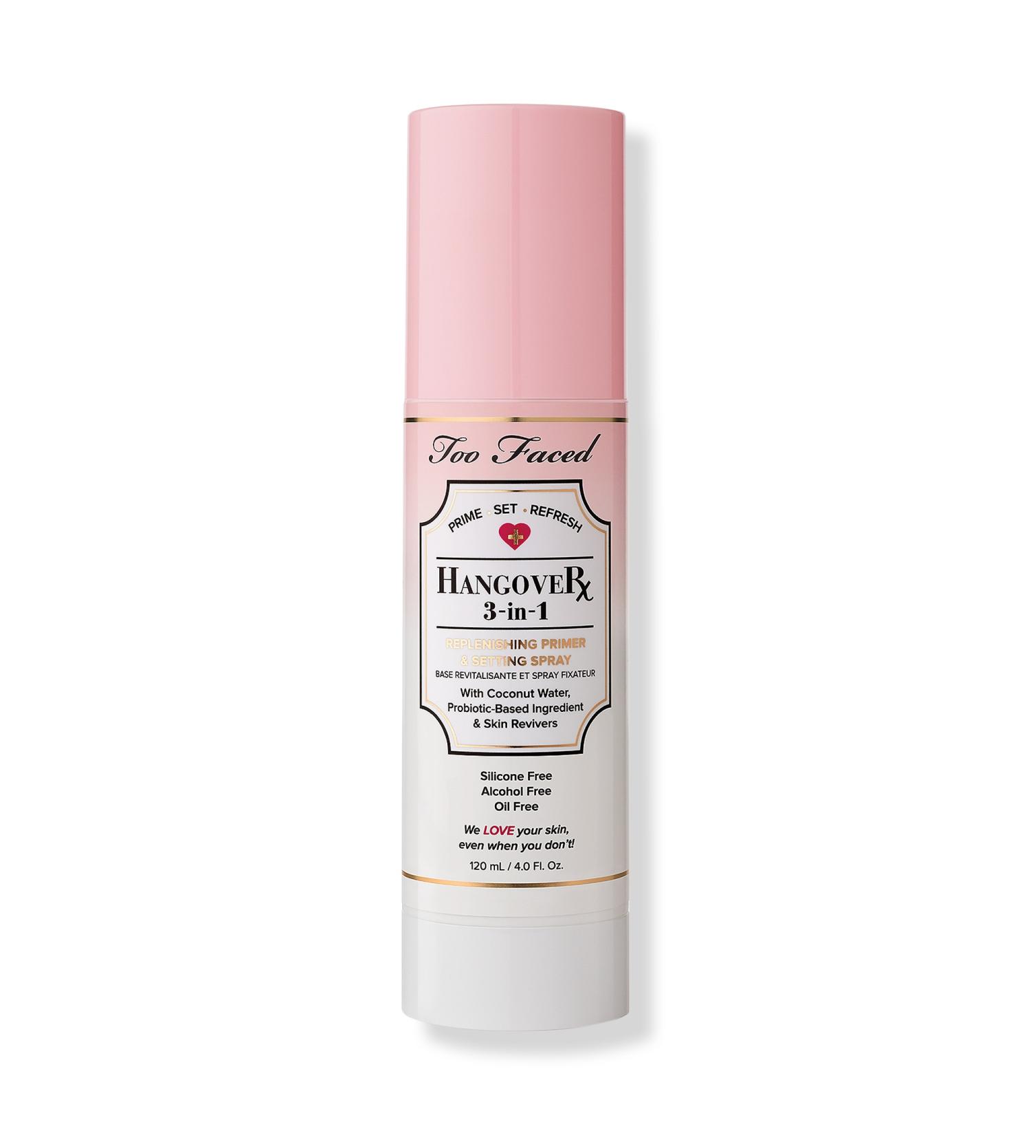 Discover Too Faced Hangover 3-In-1 Replenishing Primer & Setting Spray 4.0 oz - Elevate Your Style Instantly! - Buy Online on GoSupps.com