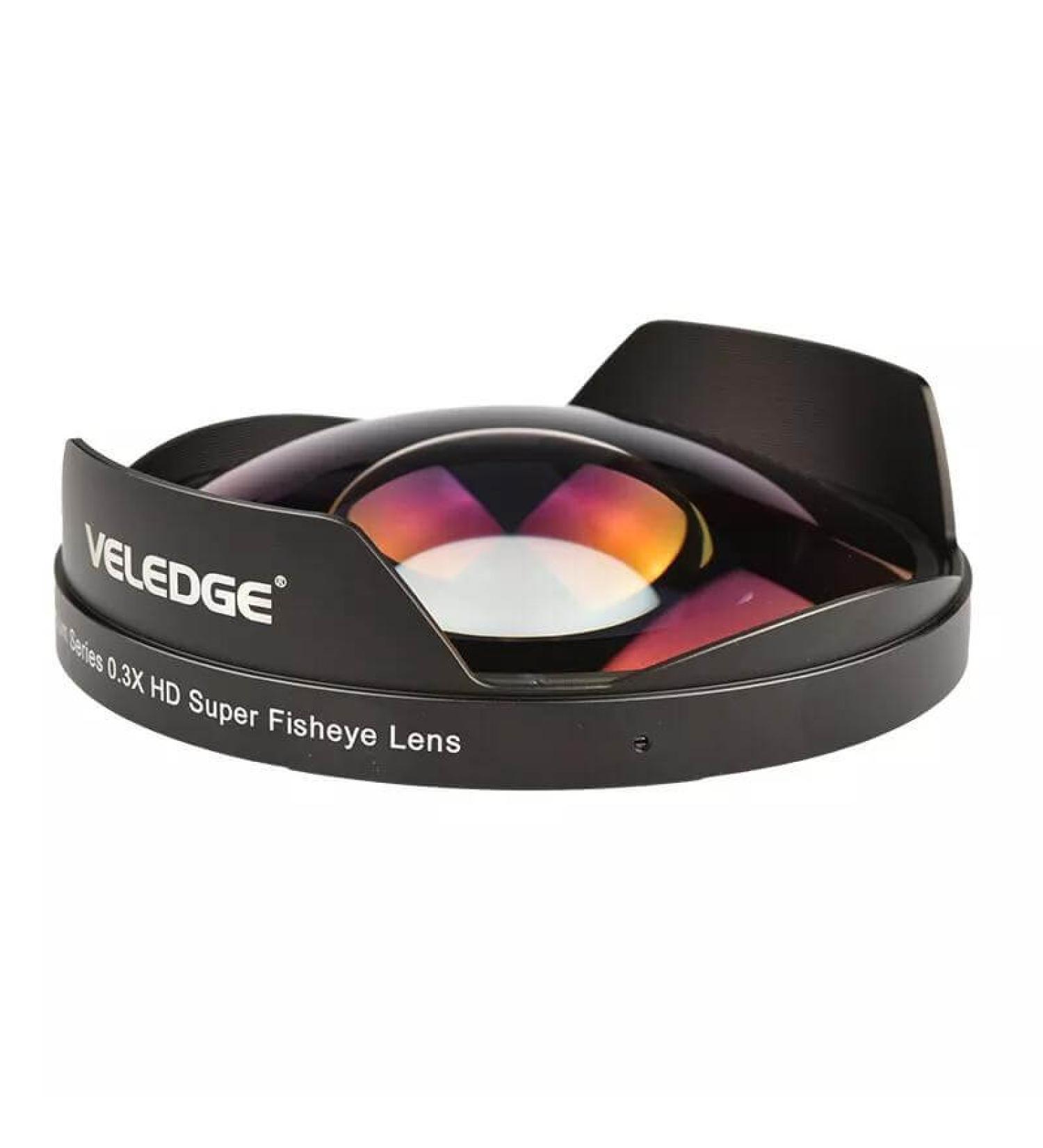 Veledge Angle Fisheye Lens Camcorder Recording Lens 2/58/62/67/72MM 0.3X Ultra - Buy Online on GoSupps.com