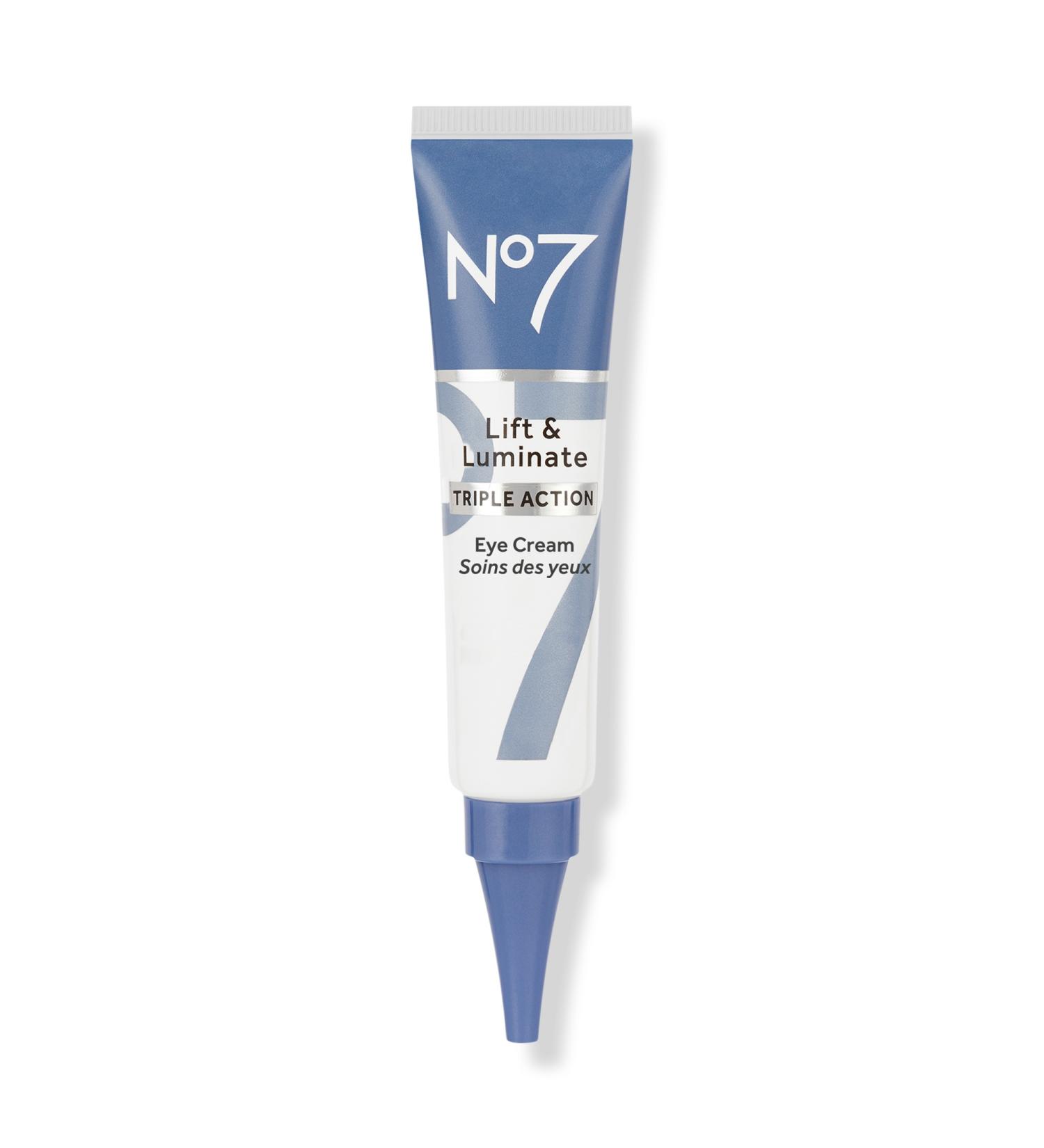No7 Lift & Luminate Triple Action Eye Cream 0.5 oz - Transform Your Style with the Best Innovation Today! - Buy Online on GoSupps.com