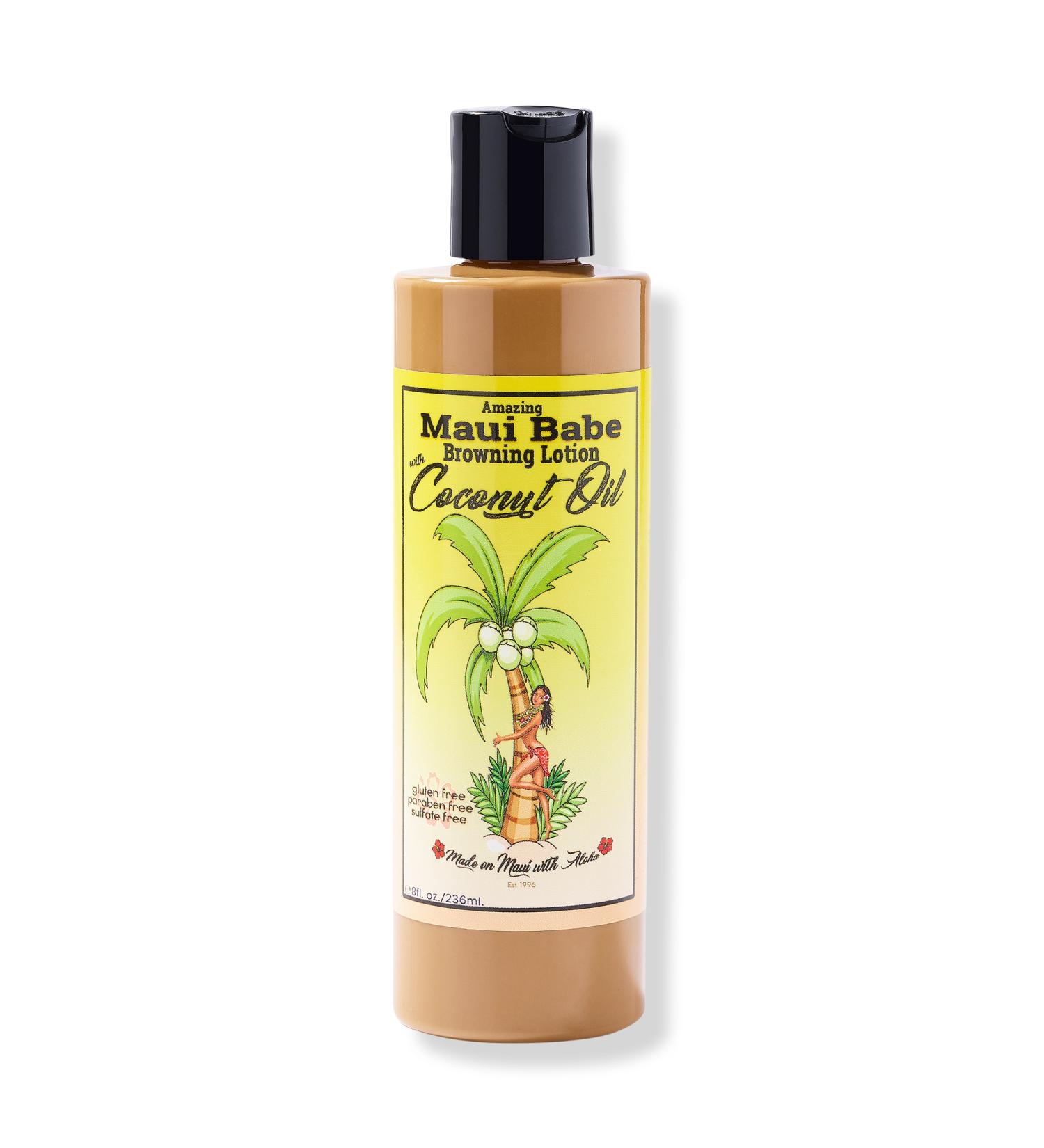 Maui Babe Browning Lotion with Coconut Oil 8 oz