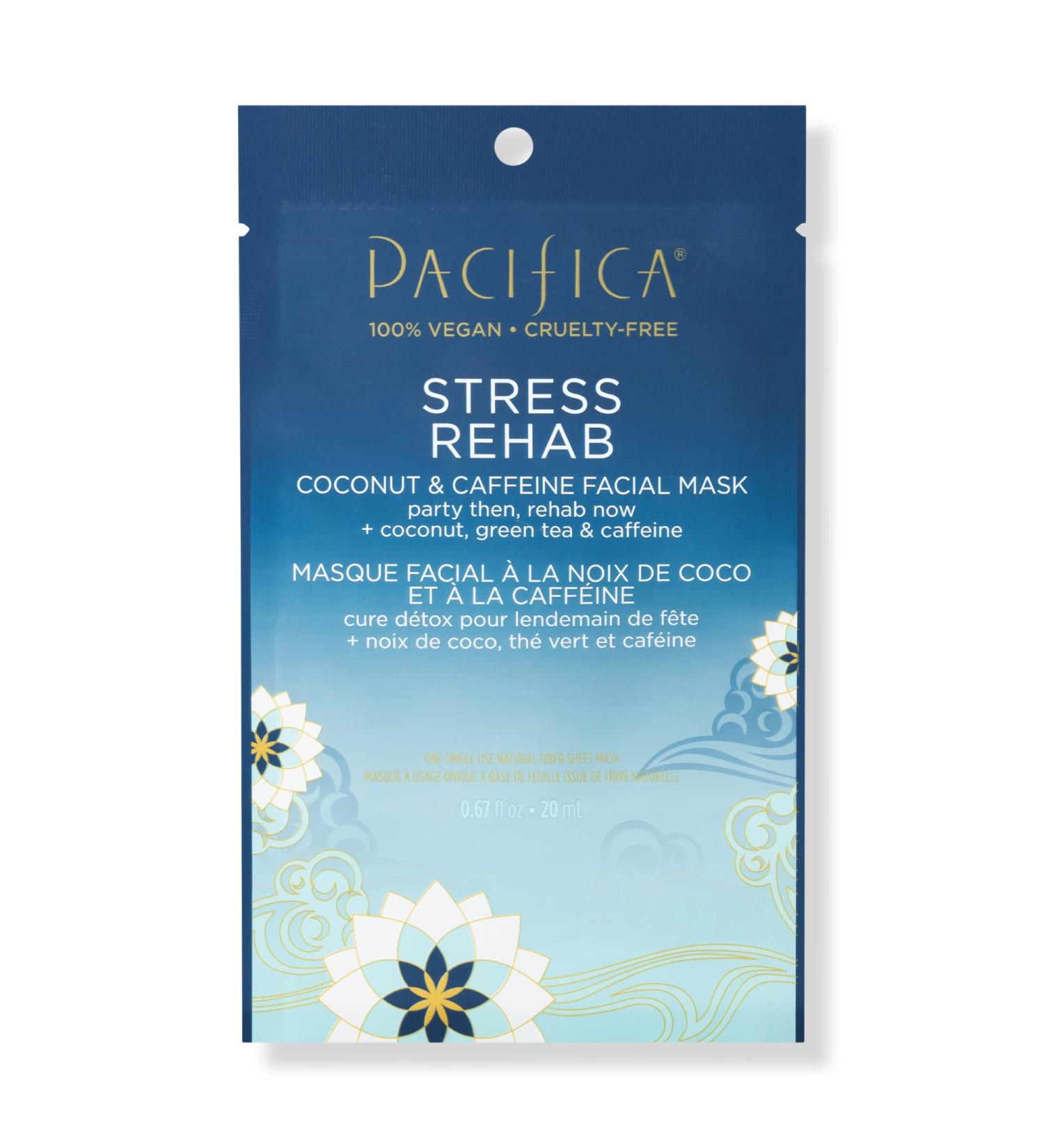 Discover Pacifica Stress Rehab Coconut & Caffeine Facial Mask 0.67 oz - Elevate Your Style Instantly! - Buy Online on GoSupps.com