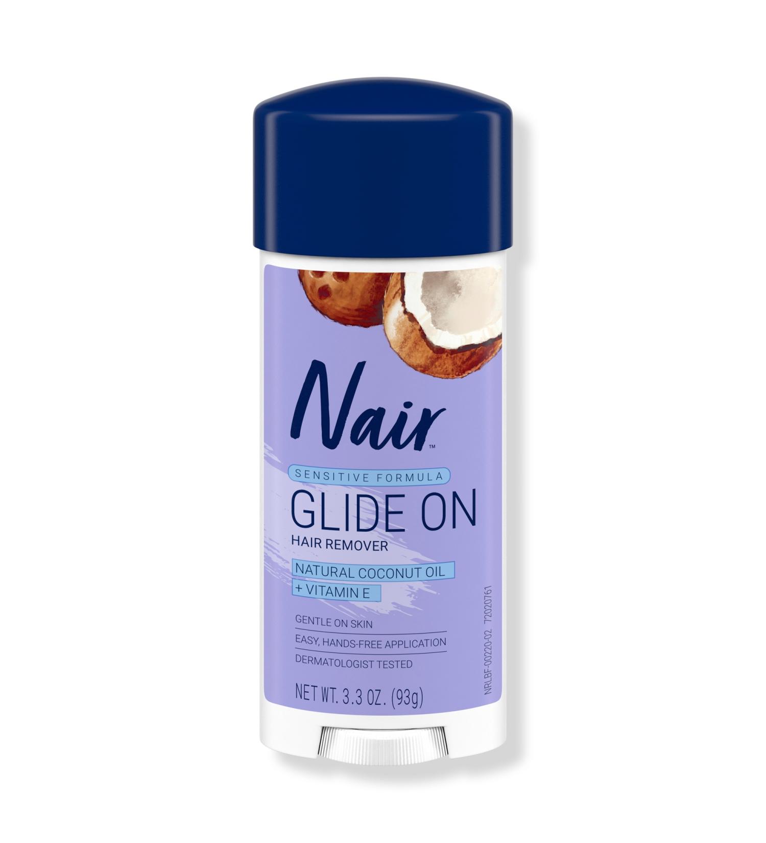 Discover Nair Glides Away Sensitive Formula Hair Remover with Coconut Oil - Elevate Your Style Instantly! - Buy Online on GoSupps.com