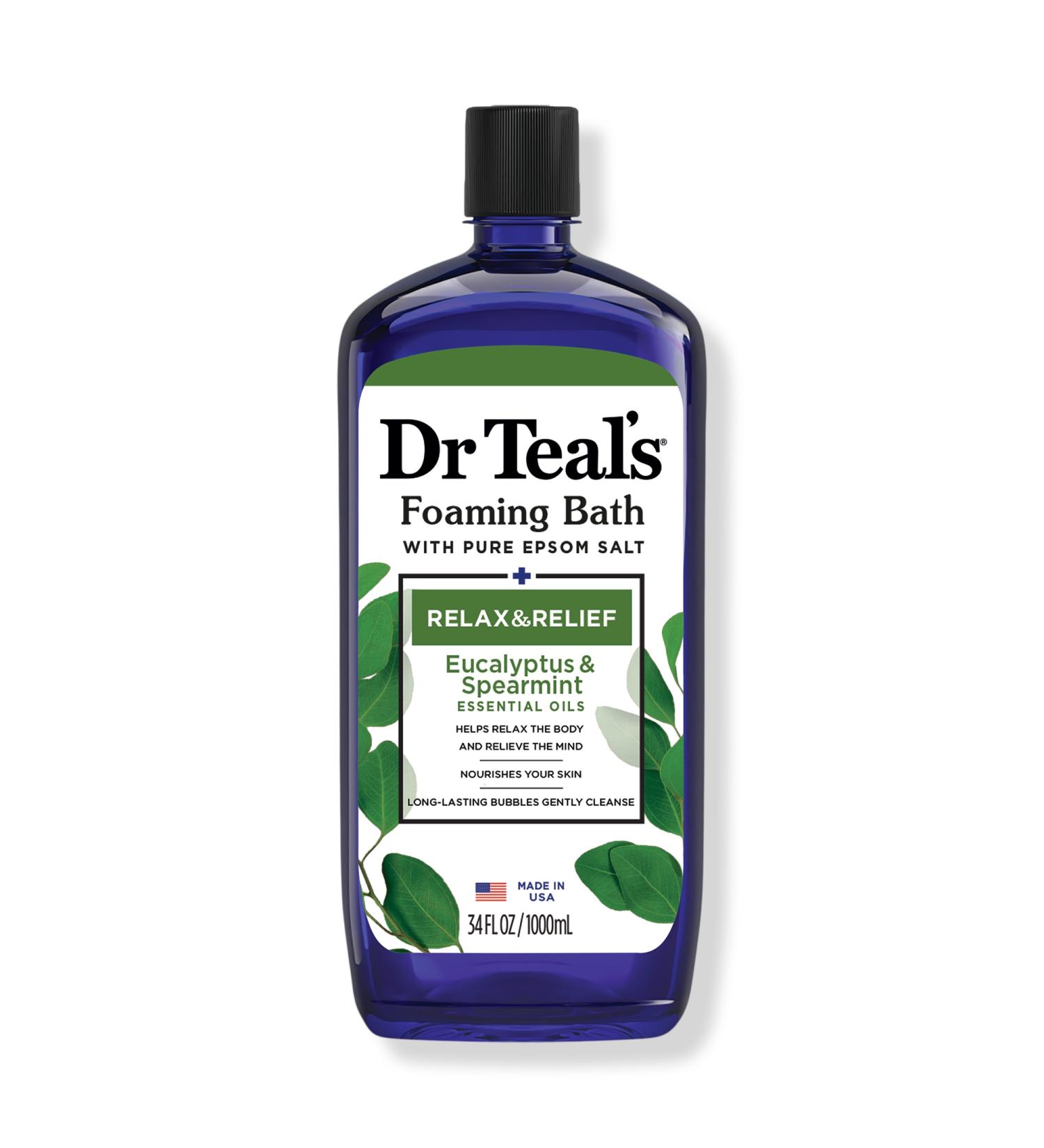 Dr Teal's Eucalyptus and Spearmint Foaming Bath 34 oz - Discover Premium Quality Shop now! - Buy Online on GoSupps.com