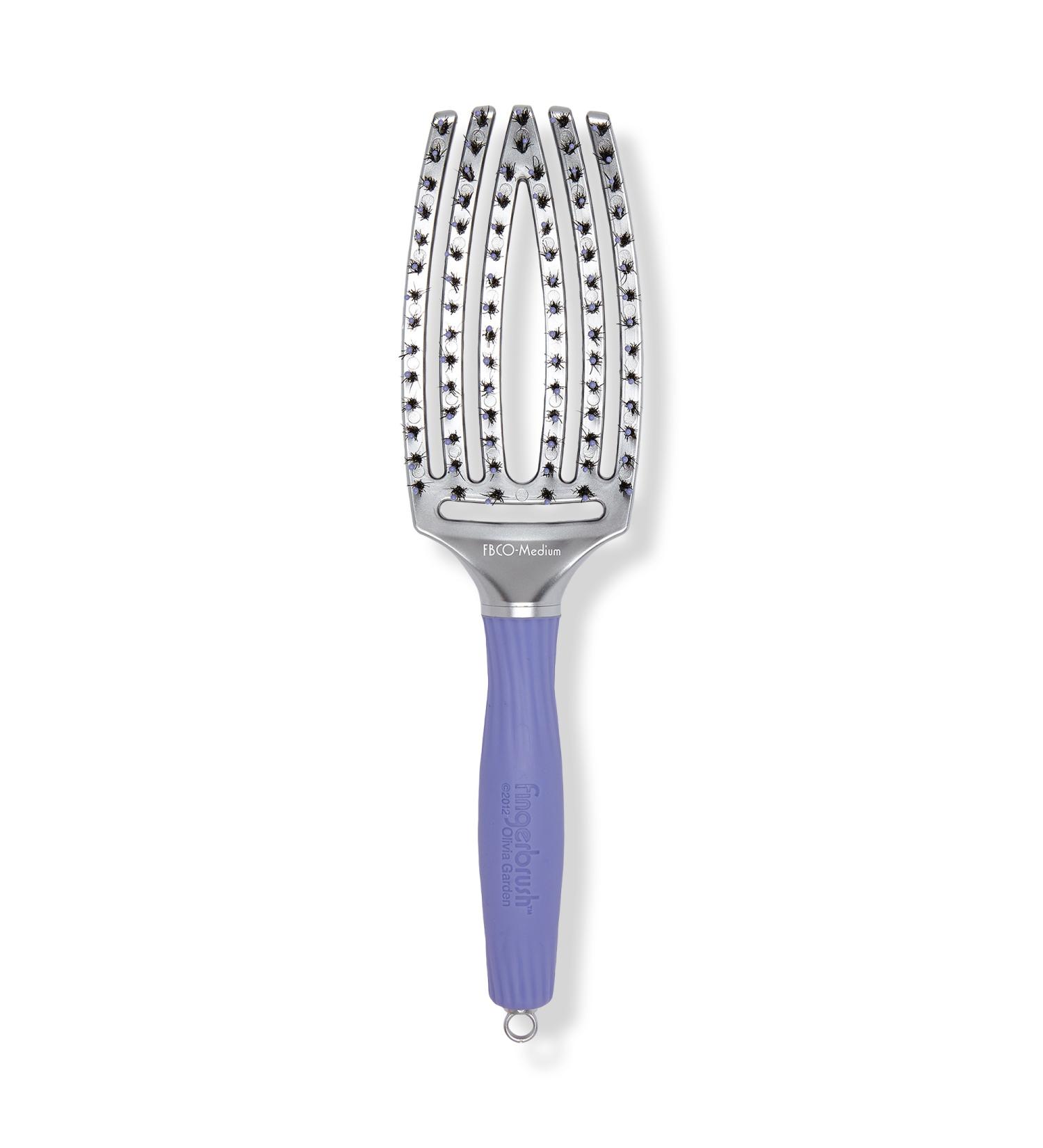 Olivia Garden Medium Vented Paddle Fingerbrush Combo