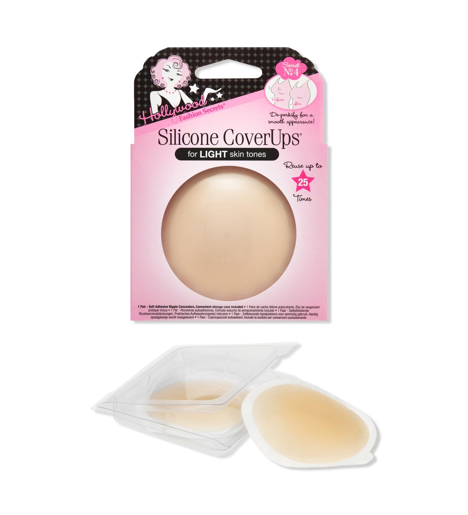 Discover Hollywood Fashion Secrets Silicone CoverUps, Self-Adhesive Nipple Concealers Light - Elevate Your Style Instantly! - Buy Online on GoSupps.com