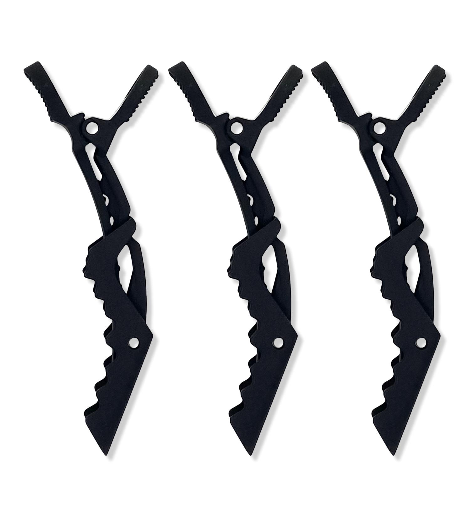 Discover Kitsch Black No Slip Crocodile Clips 3 ct - Elevate Your Style Instantly! - Buy Online on GoSupps.com