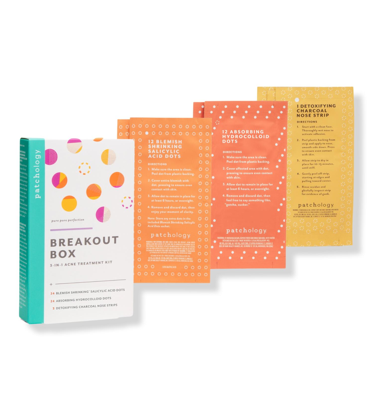 Patchology Breakout Box 3-in-1 Acne Treatment Kit - Transform Your Style with the Best Innovation Today! - Buy Online on GoSupps.com