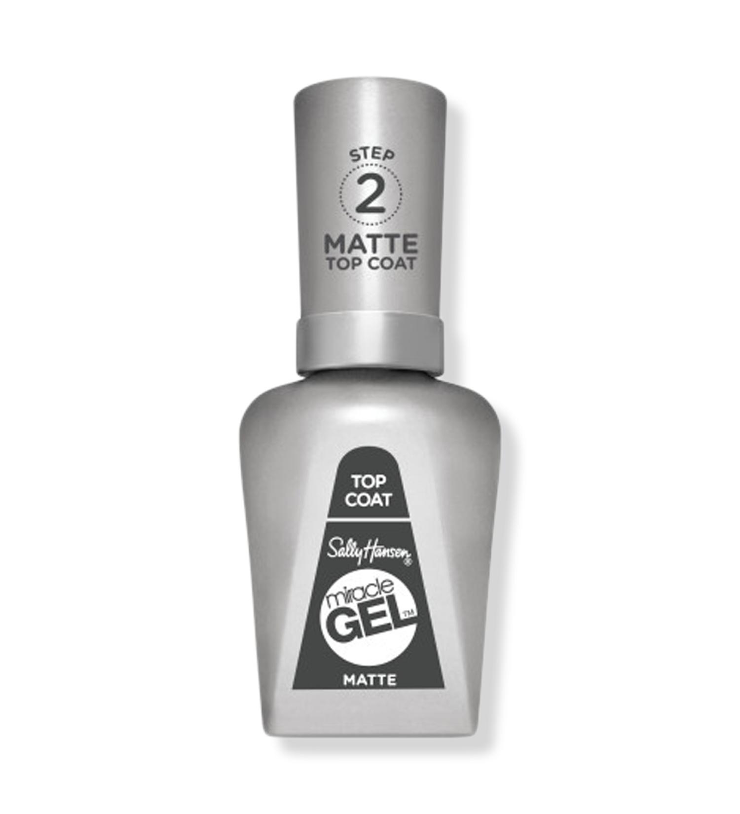 Discover Sally Hansen Miracle Gel Nail Polish Matte Top Coat 0.5 oz - Elevate Your Style Instantly! - Buy Online on GoSupps.com