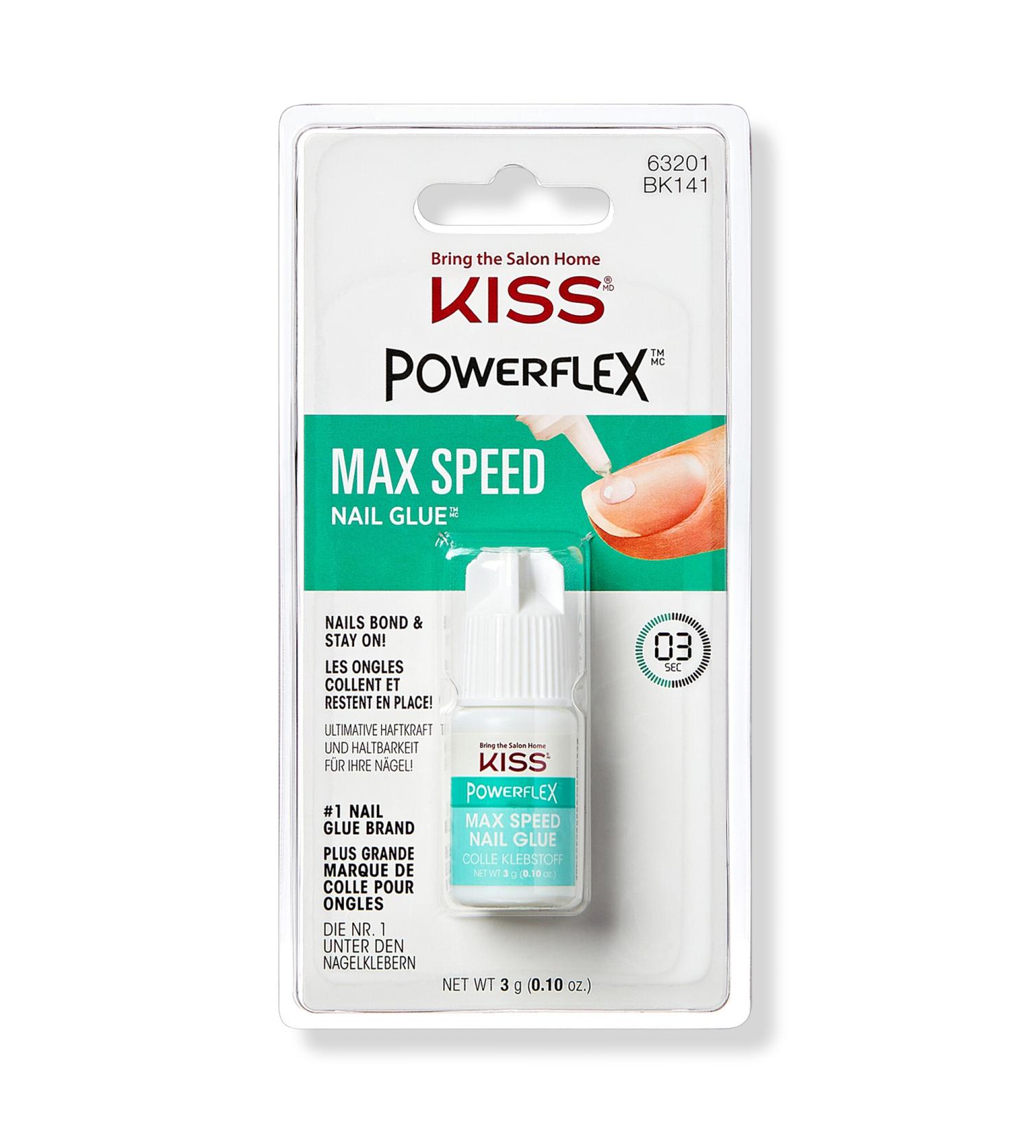 Discover Kiss PowerFlex Ultra-Hold Max Speed Nail Glue 0.10 oz - Elevate Your Style Instantly! - Buy Online on GoSupps.com