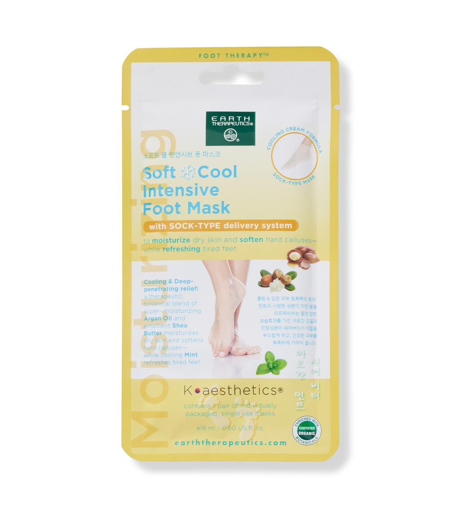 Earth Therapeutics Soft Cool Intensive Foot Mask