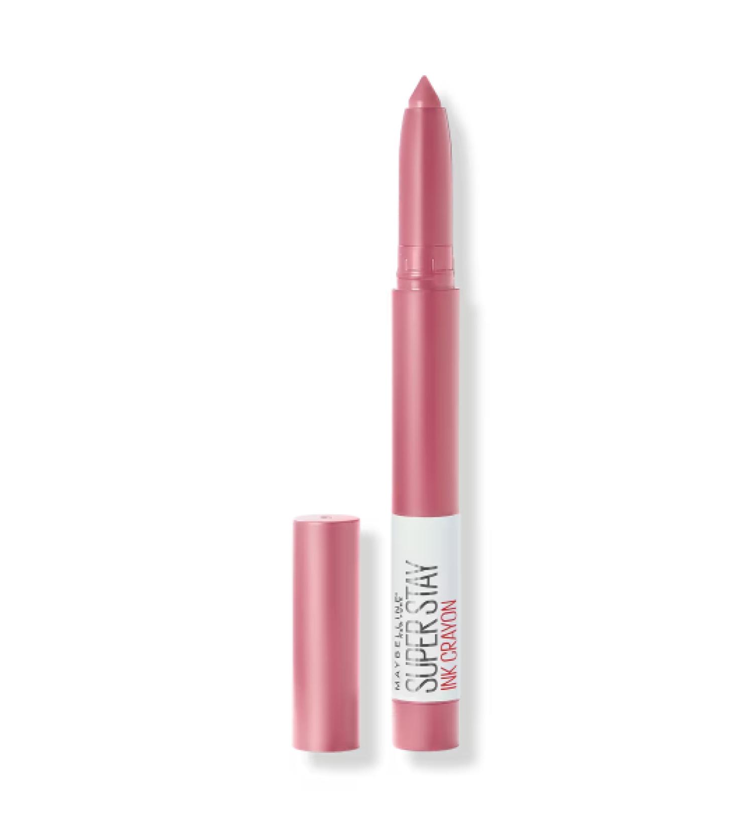 Maybelline SuperStay Ink Crayon Lipstick - Seek Adventure warm mid-tone pink - 0.04 Oz. - Buy Online on GoSupps.com
