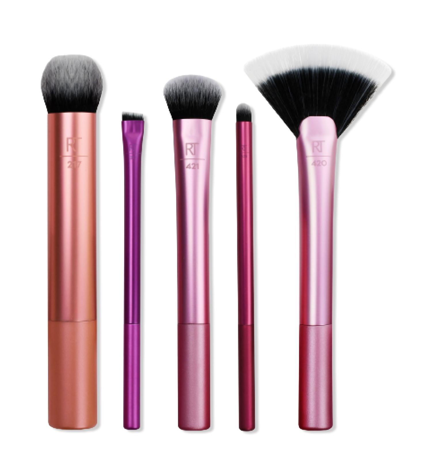 Real Techniques Artist Essentials Face, Eyes, & Lips Makeup Brush Set 5 ct - Transform Your Style with the Best Innovation Today! - Buy Online on GoSupps.com