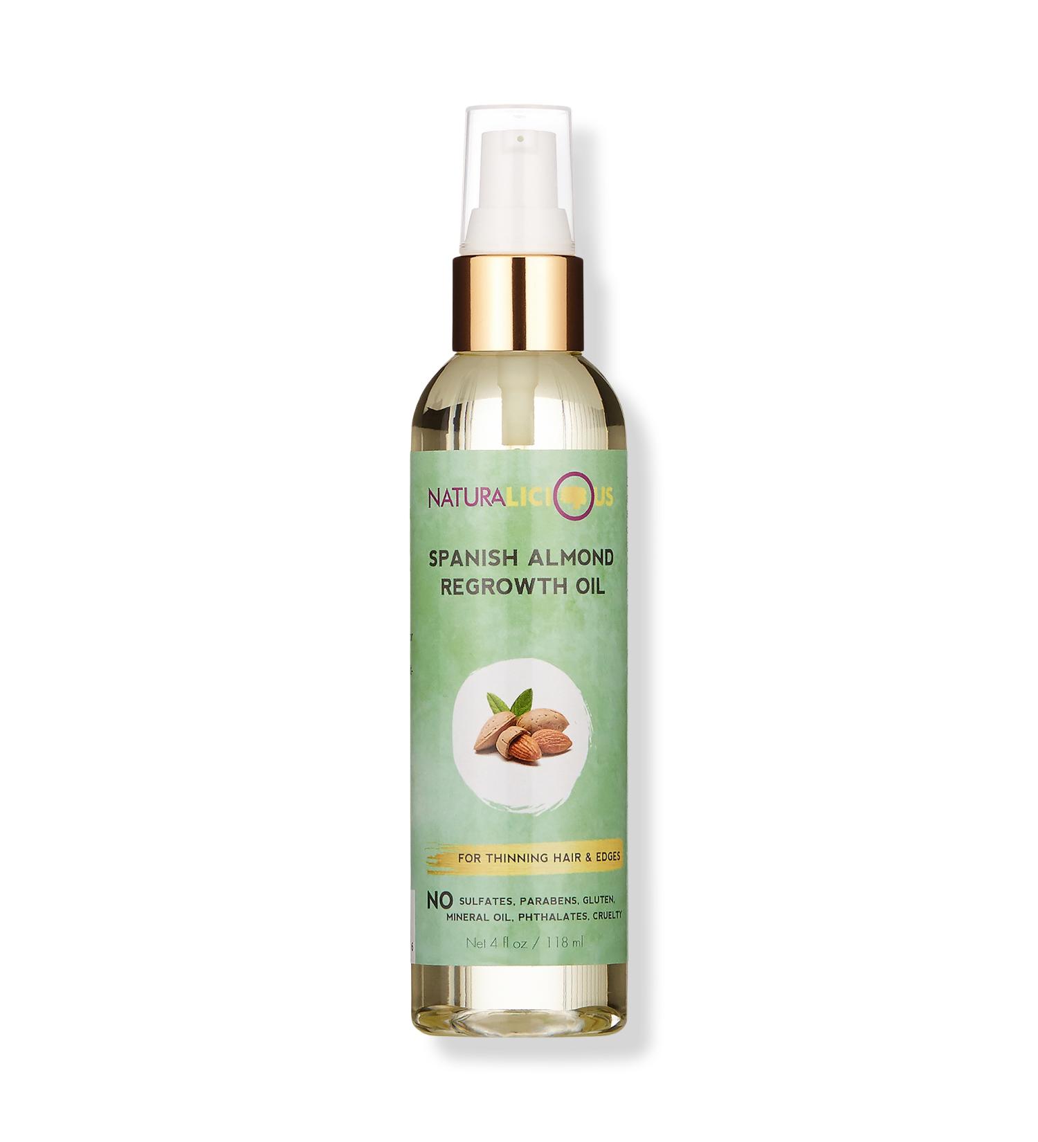 Naturalicious Spanish Almond Regrowth Oil 4.0 oz
