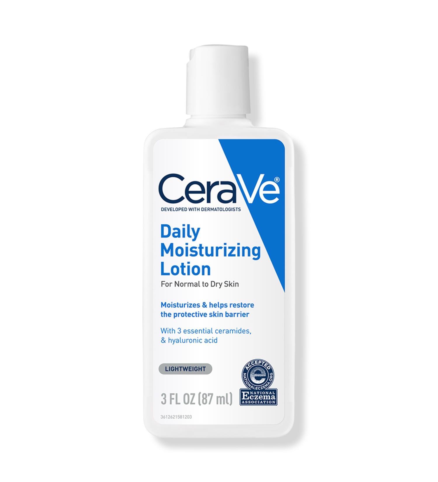 Discover CeraVe Travel Size Daily Moisturizing Lotion for Balanced to Dry Skin 3.0 oz - Elevate Your Style Instantly! - Buy Online on GoSupps.com