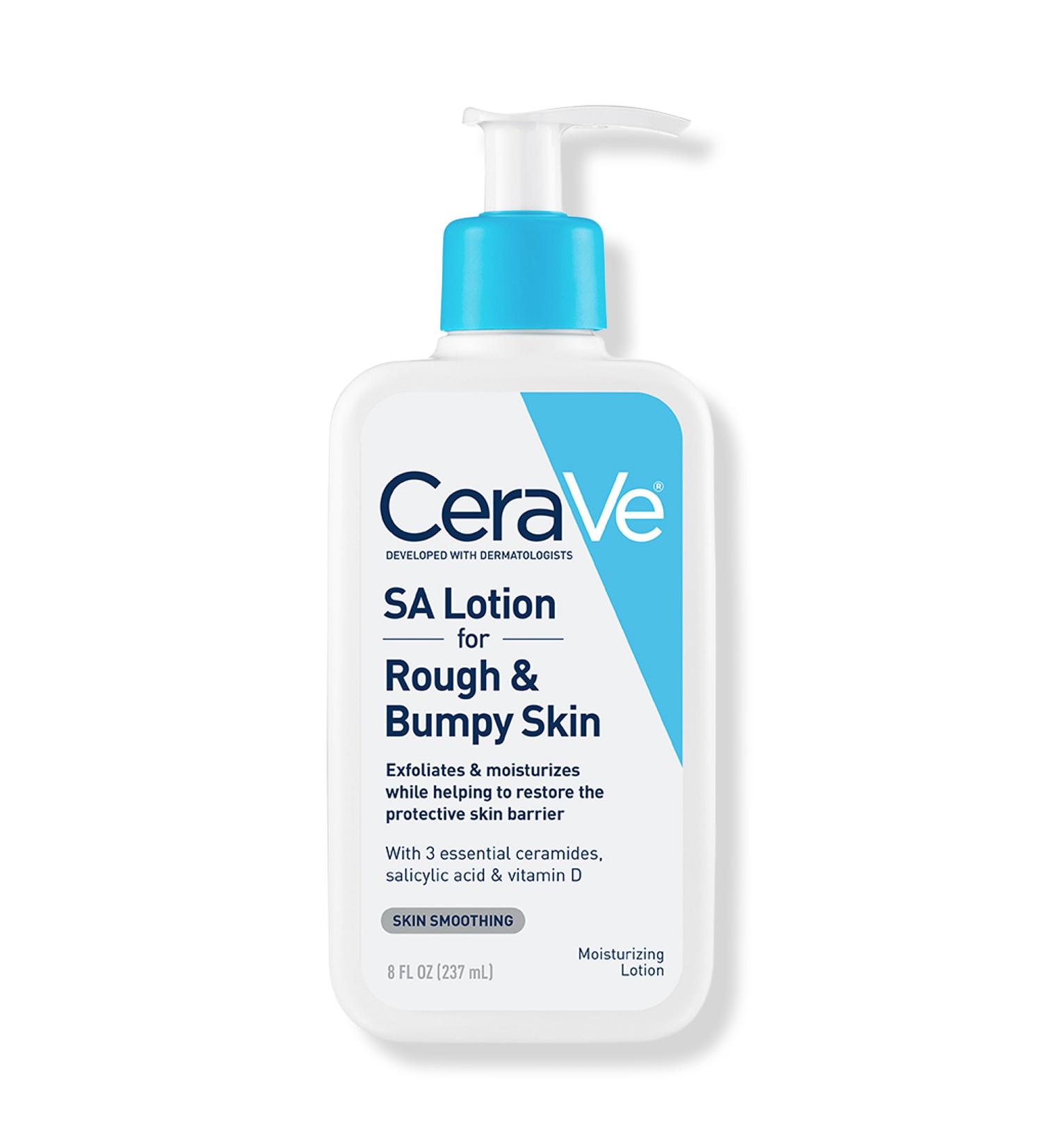 CeraVe SA Lotion, Salicylic Acid Body Lotion for Rough & Bumpy Skin 8.0 oz - Transform Your Style with the Best Innovation Today! - Buy Online on GoSupps.com