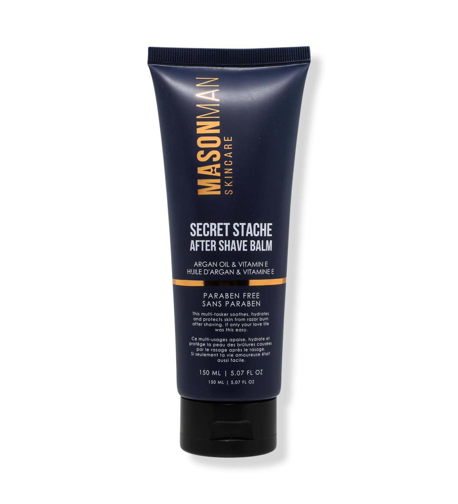 MASON MAN Secret Stache After Shave Balm 5.0 oz - Transform Your Style with the Best Innovation Today! - Buy Online on GoSupps.com