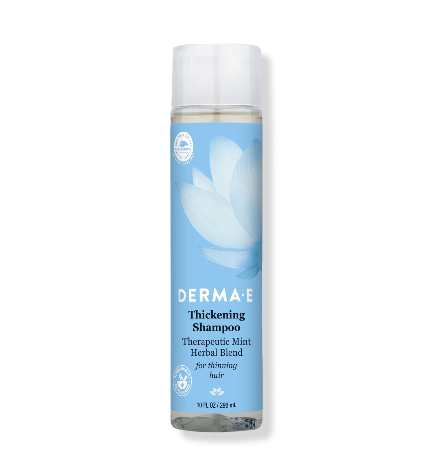 DERMA E Therapeutic Mint Thickening Shampoo 10.0 oz - Transform Your Style with the Best Innovation Today! - Buy Online on GoSupps.com