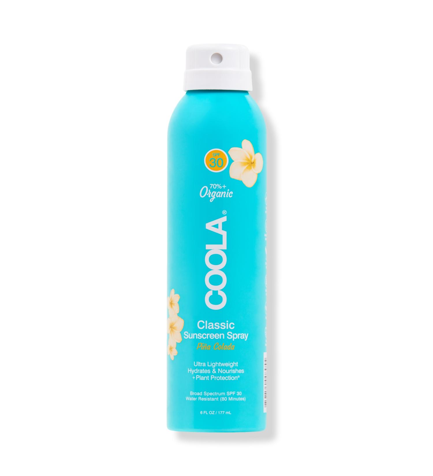 Discover COOLA PiÃ±a Colada Classic Body Organic Sunscreen Spray SPF 30 6.0 oz - Elevate Your Style Instantly! - Buy Online on GoSupps.com